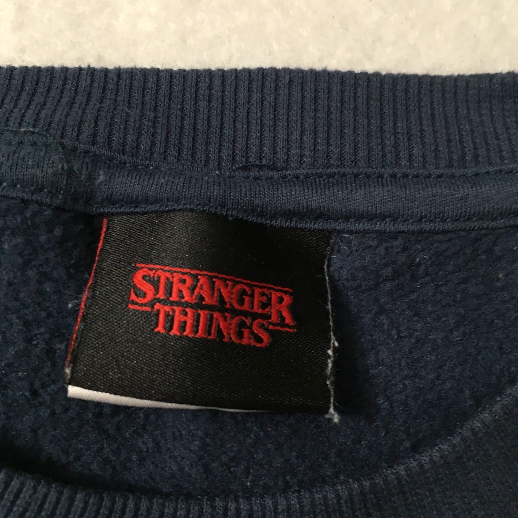 Vintage Stranger Things CREW 2XL Sweatshirt BLUE Logo Netflix Promo Size US XXL / EU 58 / 5 - 3 Thumbnail
