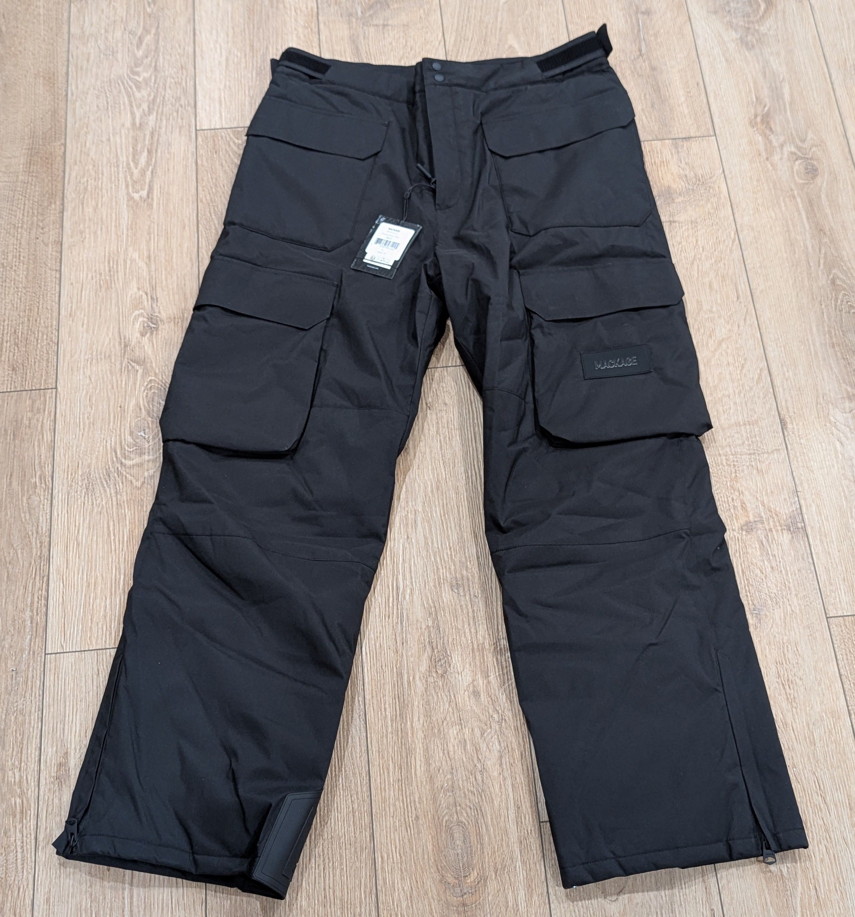 Mackage Mens Mackage "Brandon" Ski Pants Black XL Size US 36 / EU 52 - 1 Thumbnail