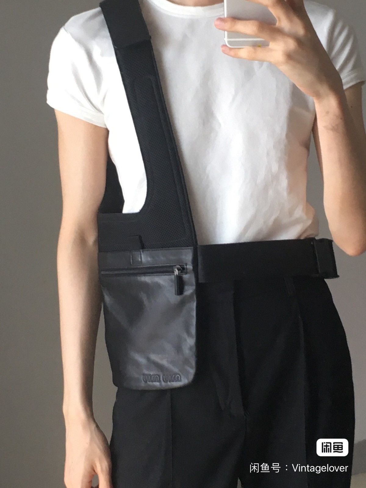 バッグ SS1999 archive MIU MIU LEATHER BODY BAG Miu Miu Miumiu archive leather body bag | Grailed