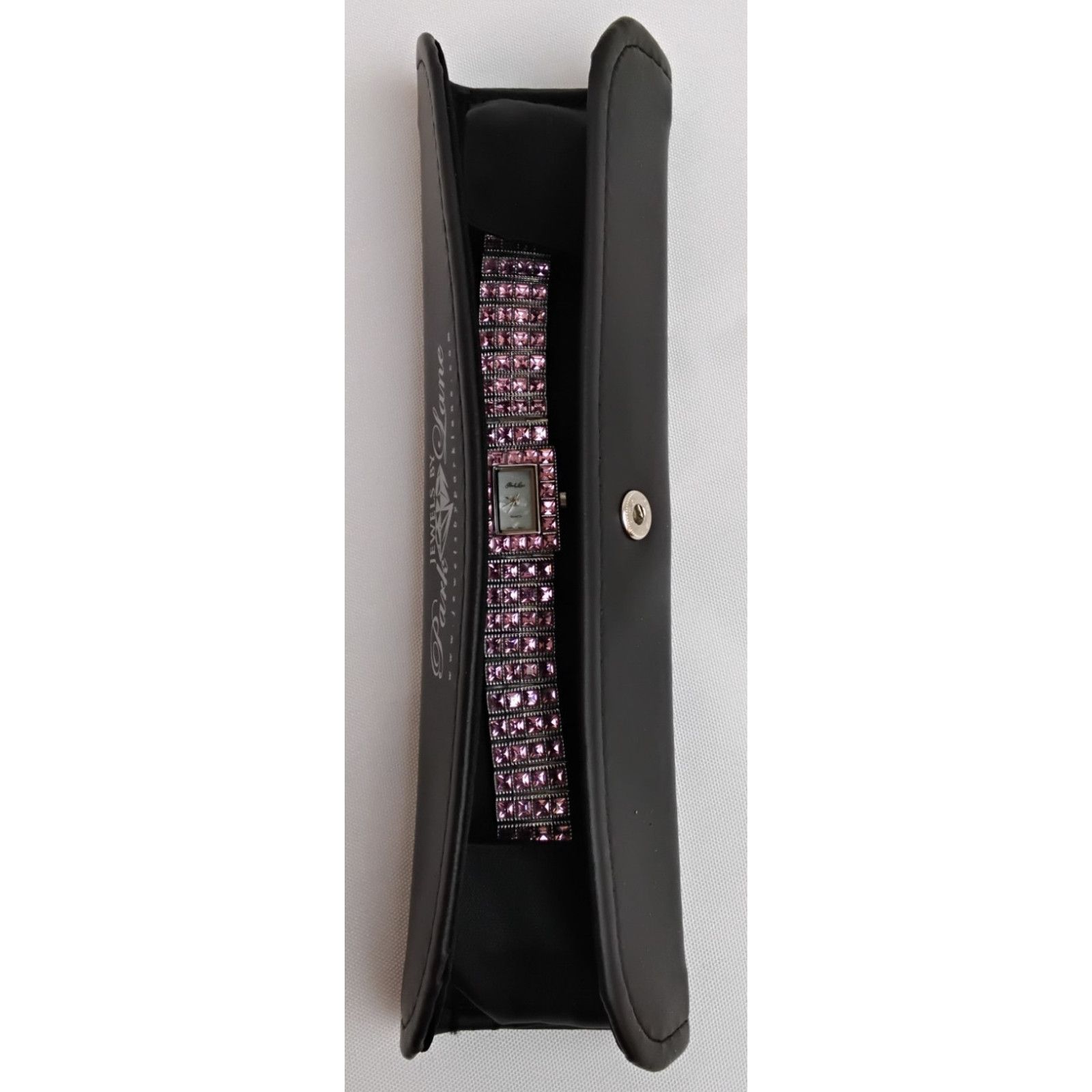 Other Park Lane Womens Flamingo Watch Silver/Pink Cube Zirconia Size ONE SIZE - 9 Thumbnail