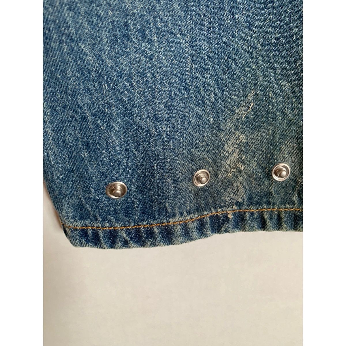 Helmut Lang HELMUT LANG CROPPED PAINT SPLATTER WIDE LEG JEANS Size US 34 / EU 50 - 11 Thumbnail