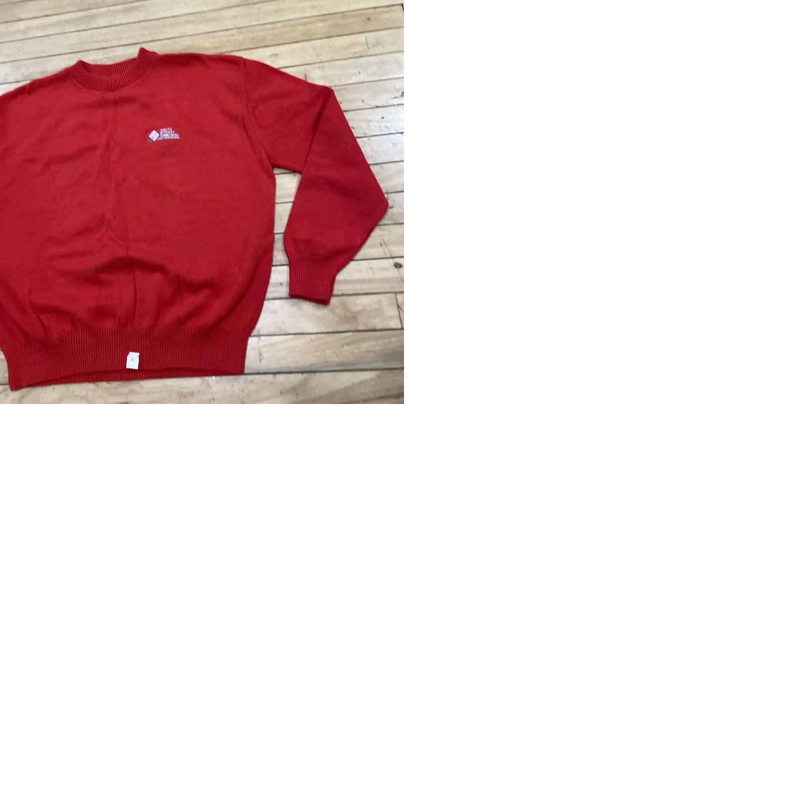 Vintage 3 STRIKES Men XL Vintage Preppy Red Sweater Pullover Knit United States Logo USA Bank New York Crew Neck Autumn Winter Spring Size US XL / EU 56 / 4 - 11 Thumbnail