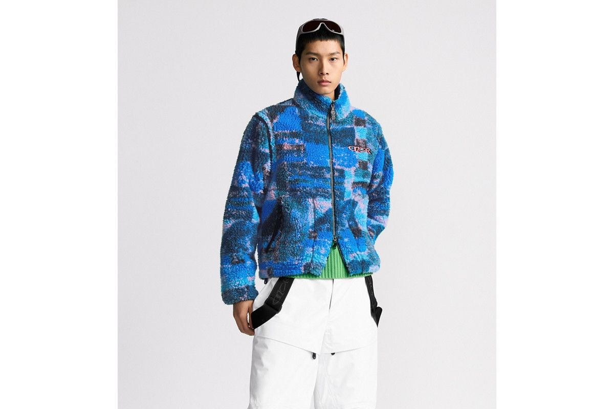 Dior o1bcso1str0326 Lewis Hamilton Zipped Jacket in Blue Size US L / EU 52-54 / 3 - 4 Thumbnail