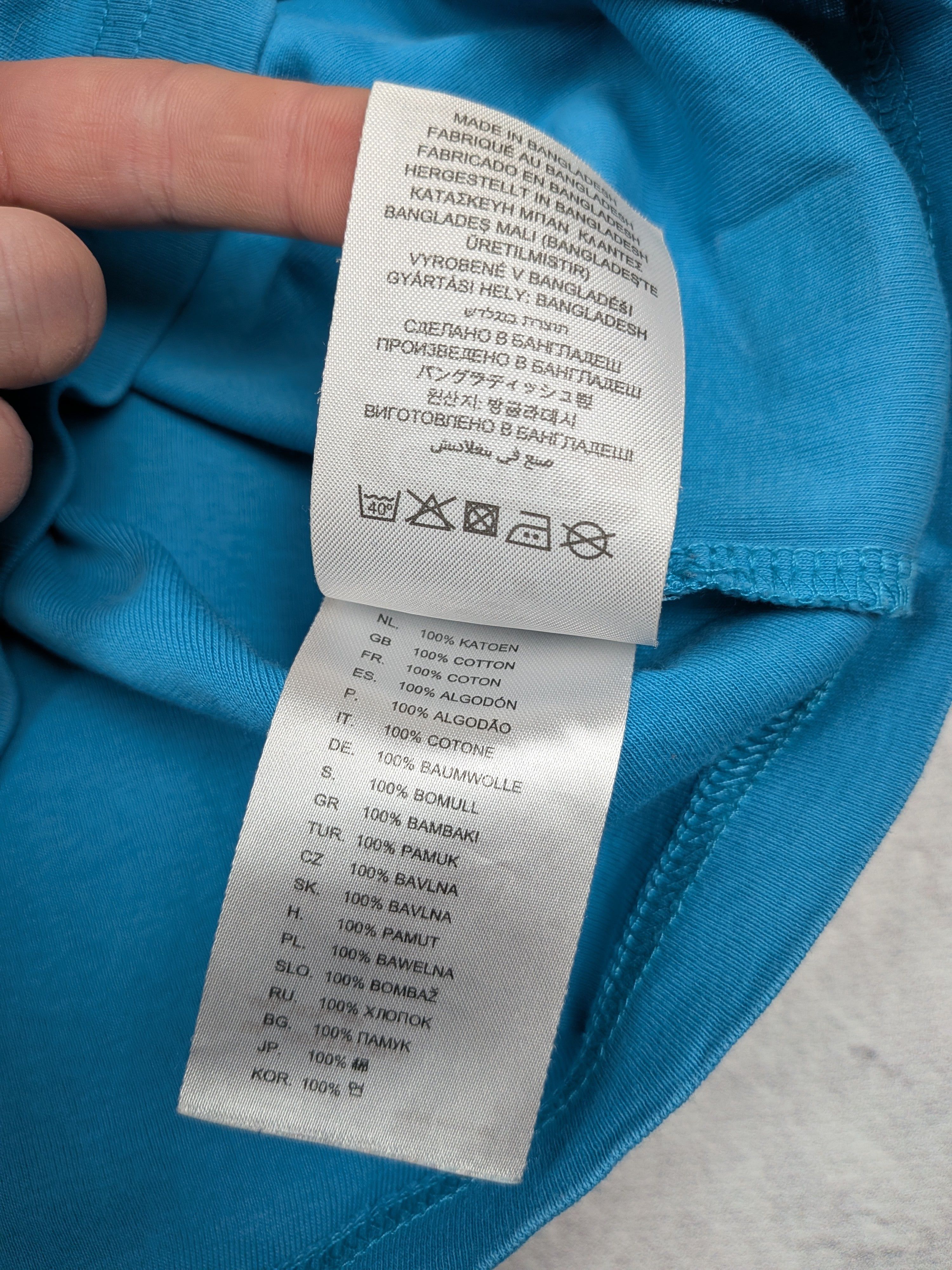 G-Star G-Star Raw Graphic T-shirt Blue 3301 Spellout Print Size M Size US M / EU 48-50 / 2 - 11 Thumbnail