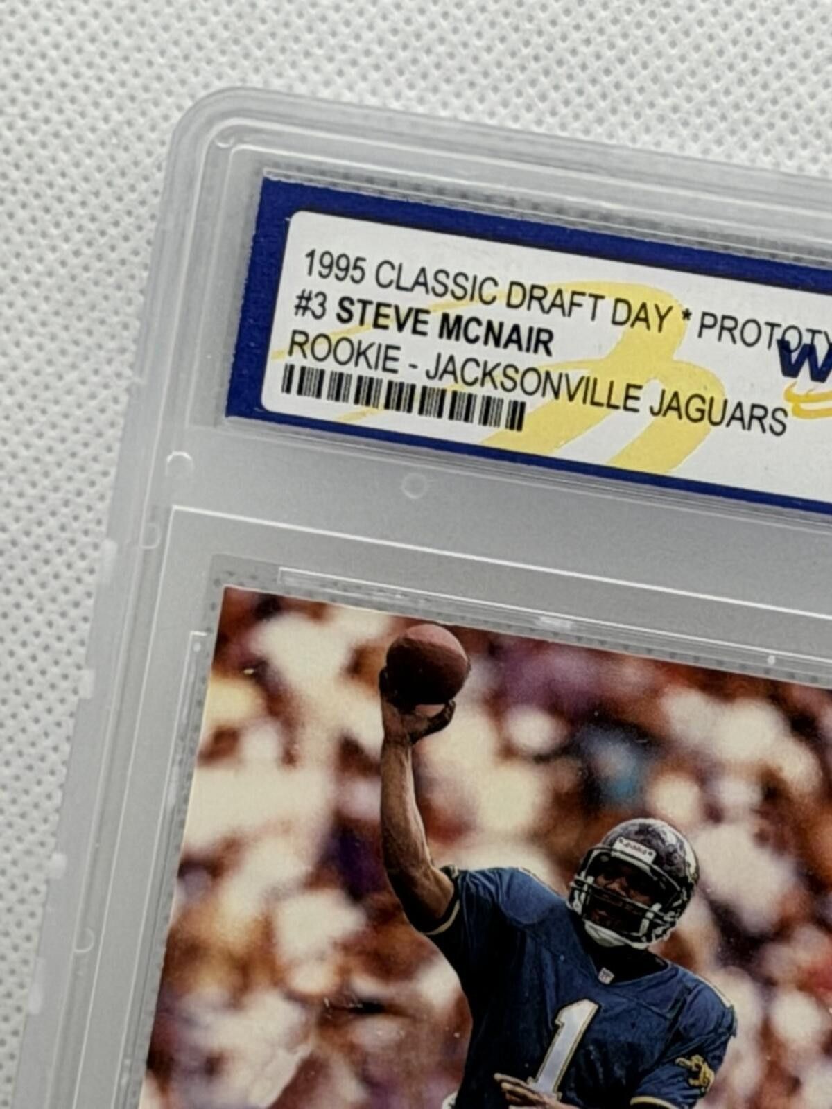 Marlboro Classics 1995 Classic Draft Day Prototype #3 Steve McNair Rookie Card Size ONE SIZE - 3 Thumbnail