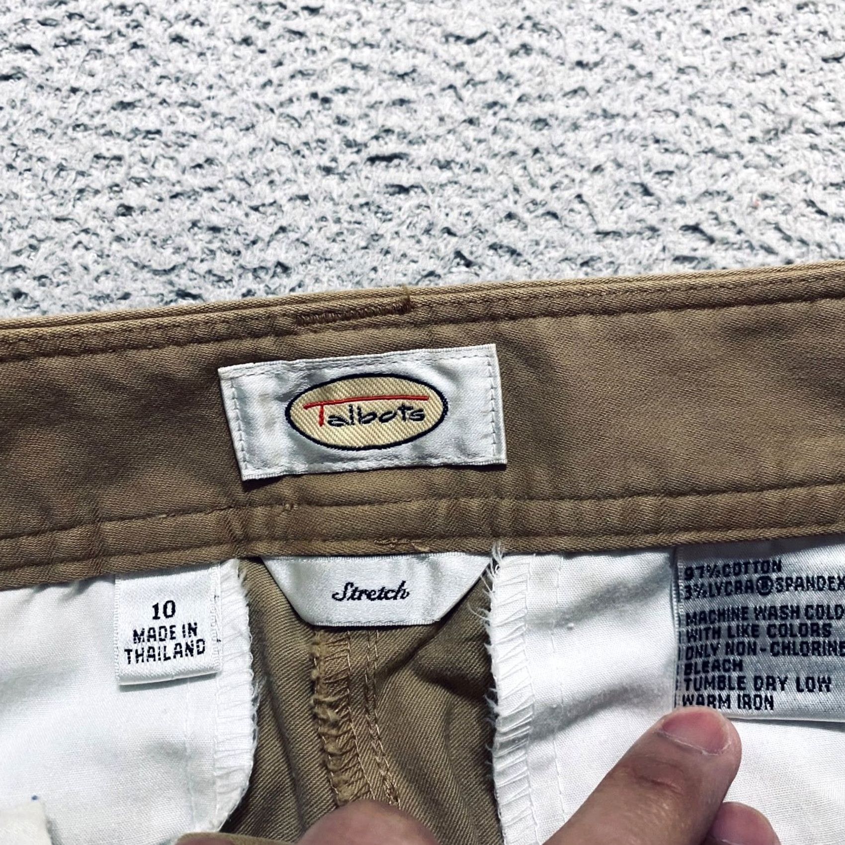Talbots Talbots Beige Chino Pants Womens Regular Straight 30in Inseam 10 XS? Size 32" / US 10 / IT 46 - 3 Thumbnail
