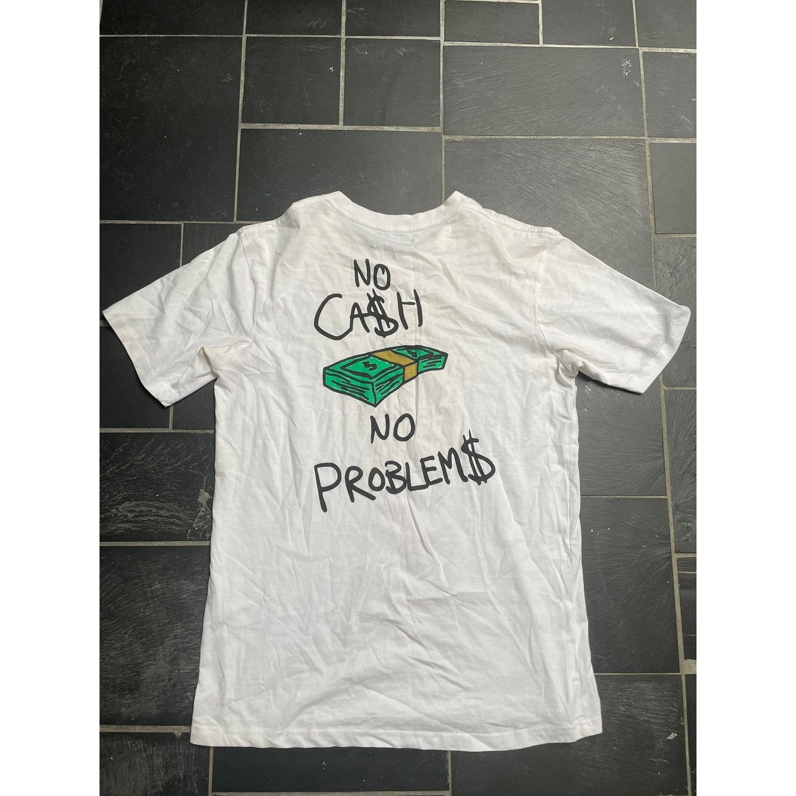 Cotton On Mo Cash Mo Problems Graphic Tshirt White Size Large Size US L / EU 52-54 / 3 - 1 Thumbnail