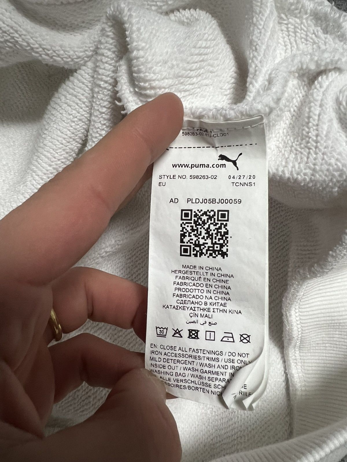 Puma Puma x attemp hoodie L sweatshirt white grey Size US L / EU 52-54 / 3 - 9 Thumbnail