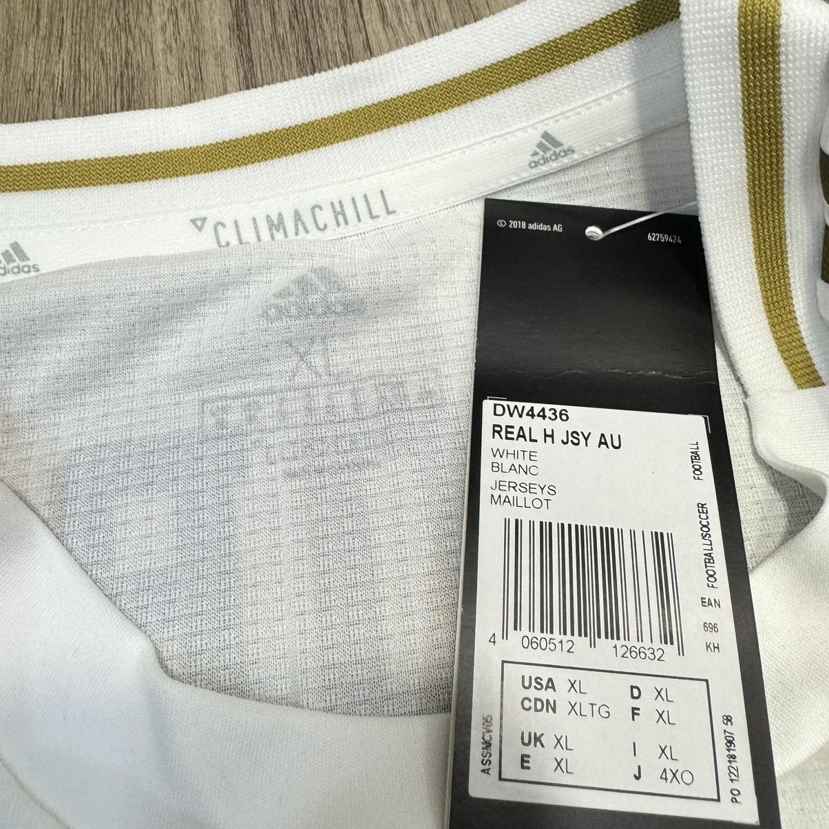 Adidas Real madrid 19/20 player issue home shirt #10 Modric (bnwt) Size US XL / EU 56 / 4 - 9 Thumbnail