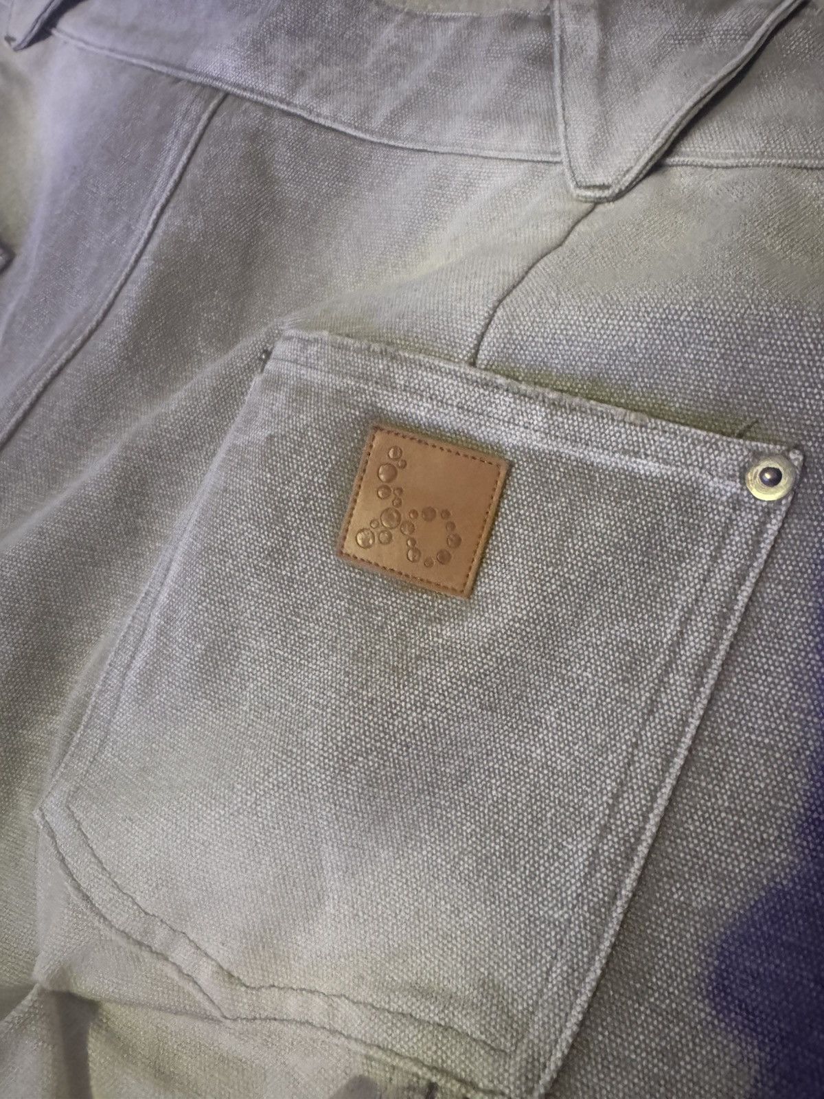 Bad Son Limestone 'OXYGEN' Padded Canvas Pants Size US 36 / EU 52 - 3 Thumbnail