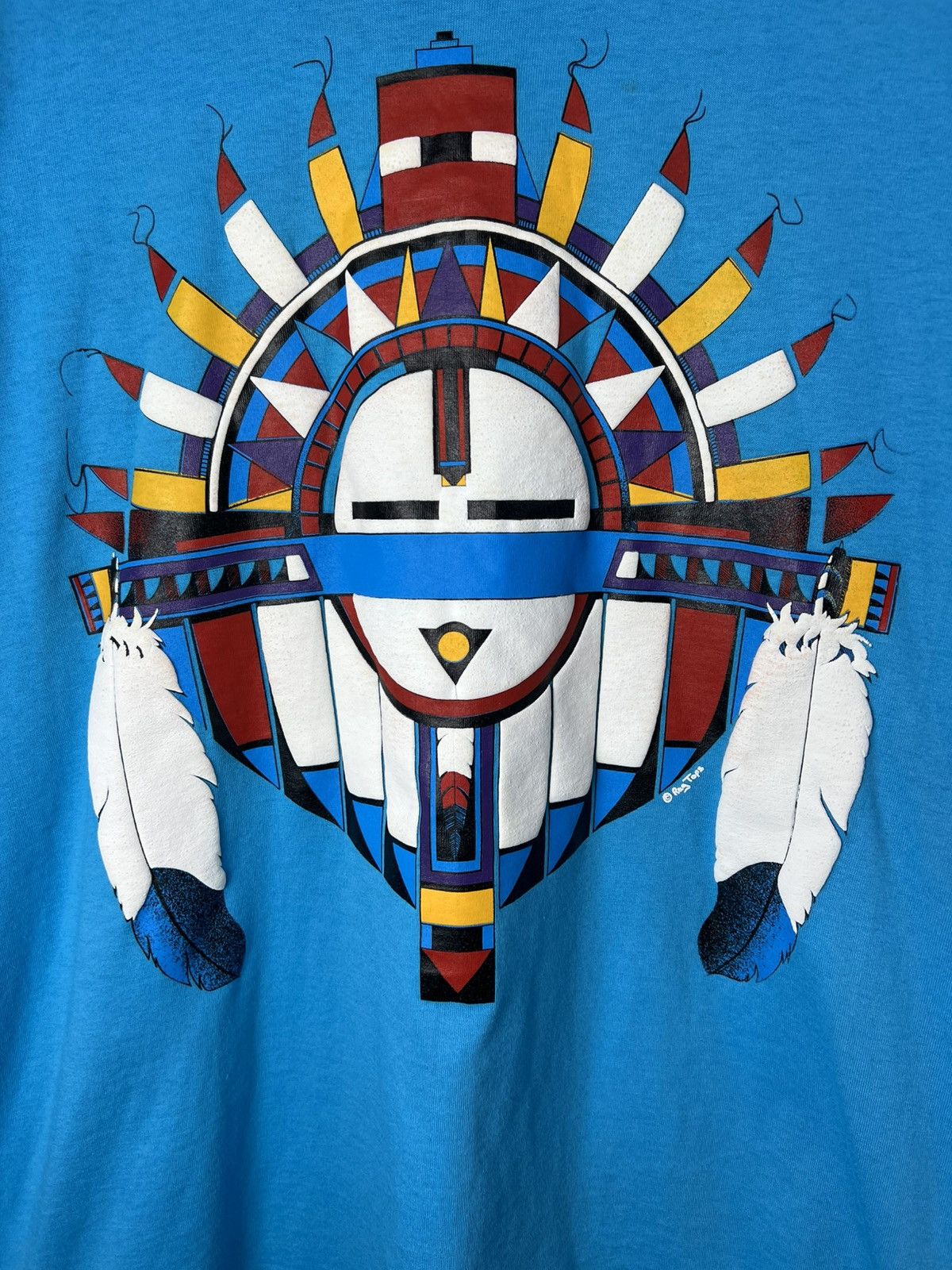Other Vintage 1990s Alabama RODEO Livestock AZTEC Western T-shirt Size US XL / EU 56 / 4 - 2 Thumbnail