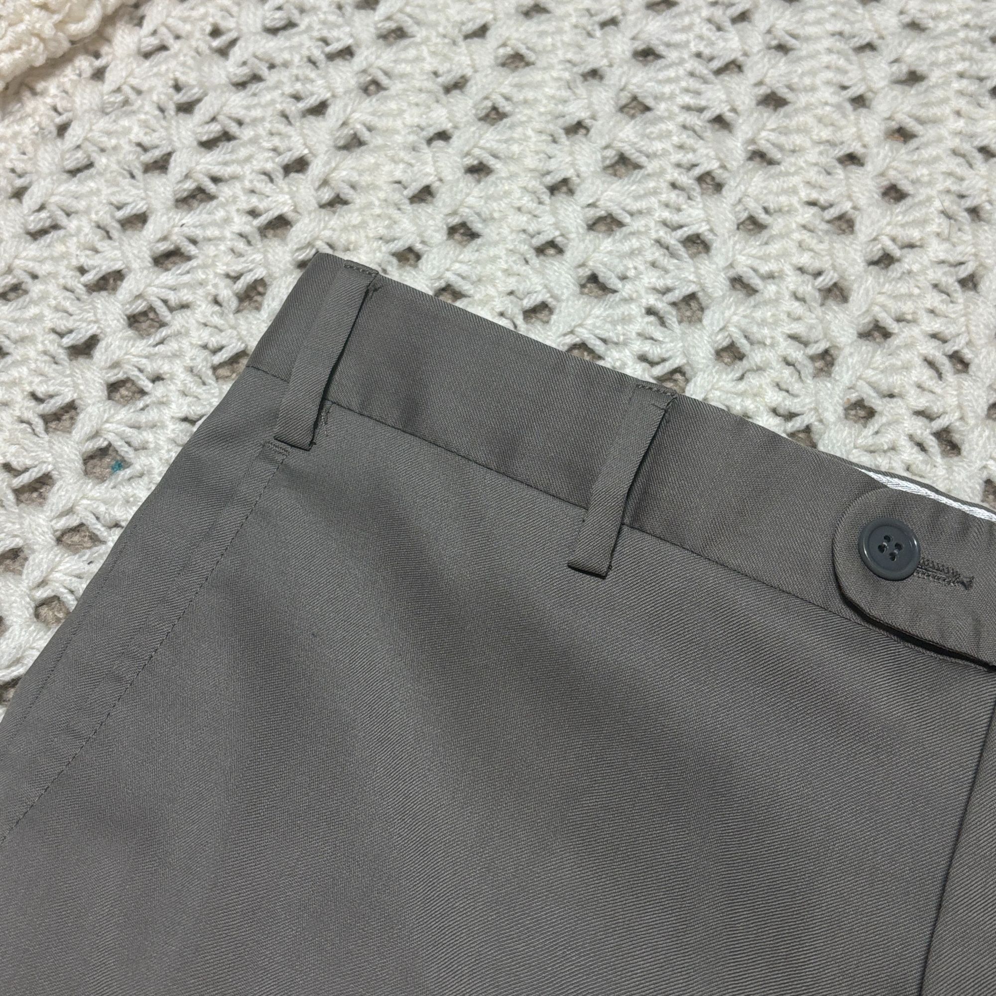Zanella Zanella $350 Wool Dress Pants Men's W33x31 Todd Trousers Kha Size 34R - 5 Thumbnail