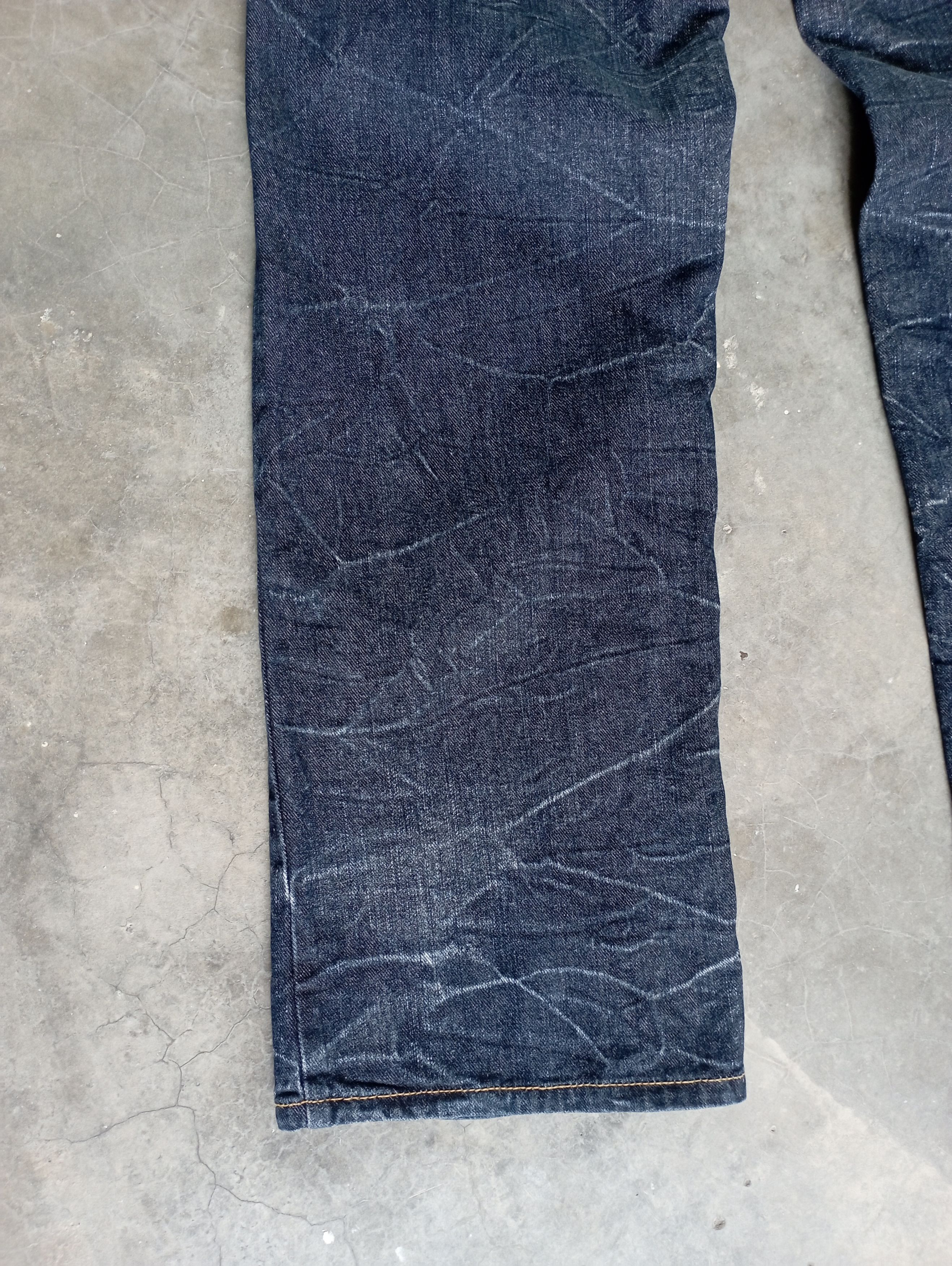 Fragment Design Crazy Lightning Wash Japanese Brand Black Line Jeans Size US 30 / EU 46 - 12 Thumbnail