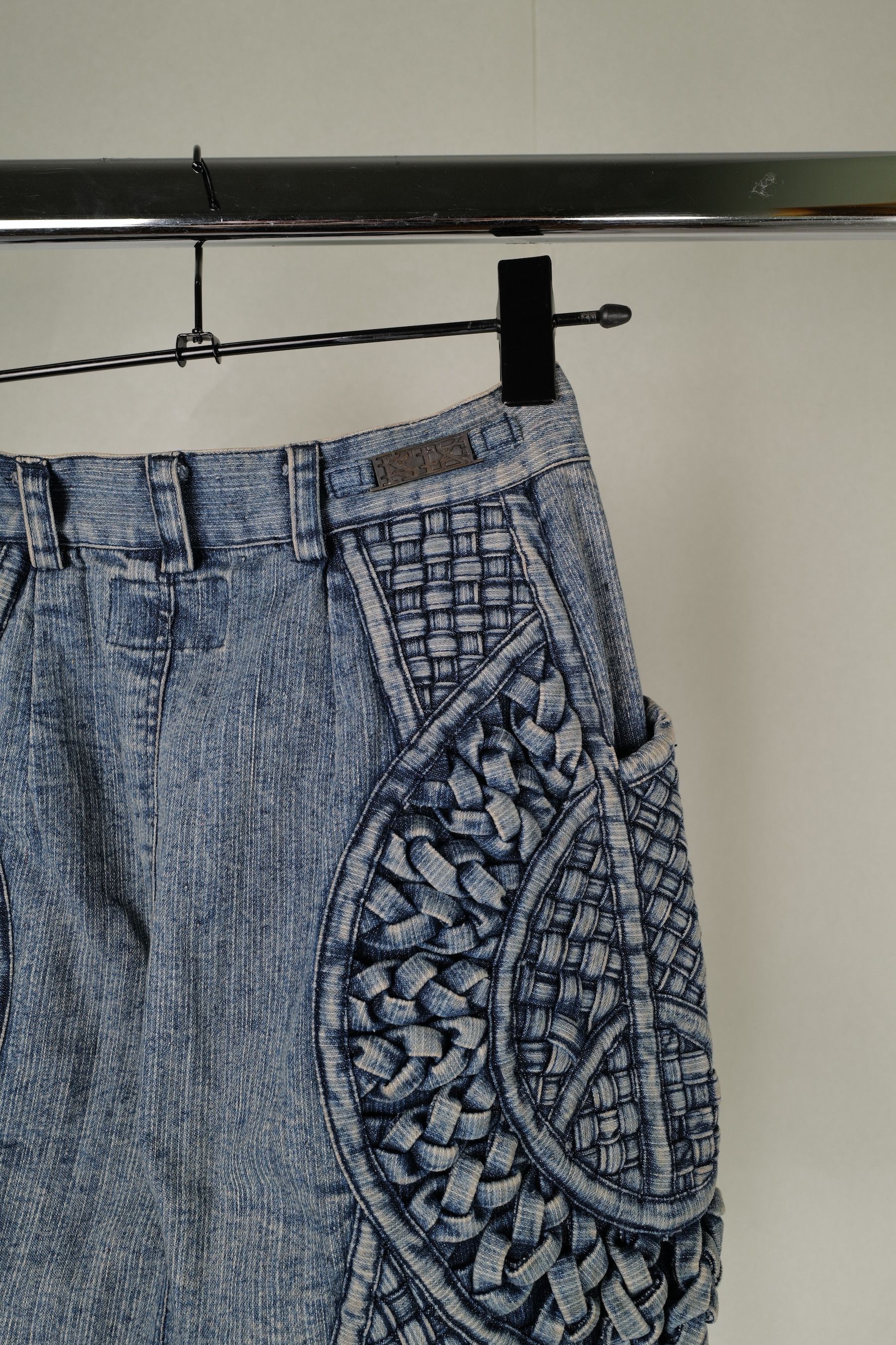 KTZ KTZ PLEATED DENIM SKIRT XS Size 27" / US 4 / IT 40 - 17 Thumbnail