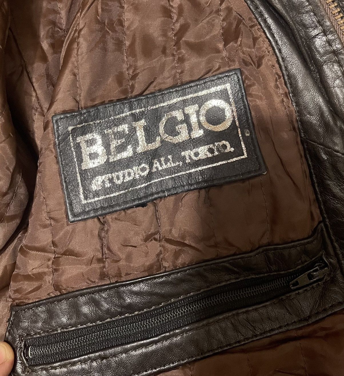 Vintage VINTAGE BELGIO LEATHER JACKET JAPAN Size US M / EU 48-50 / 2 - 3 Thumbnail