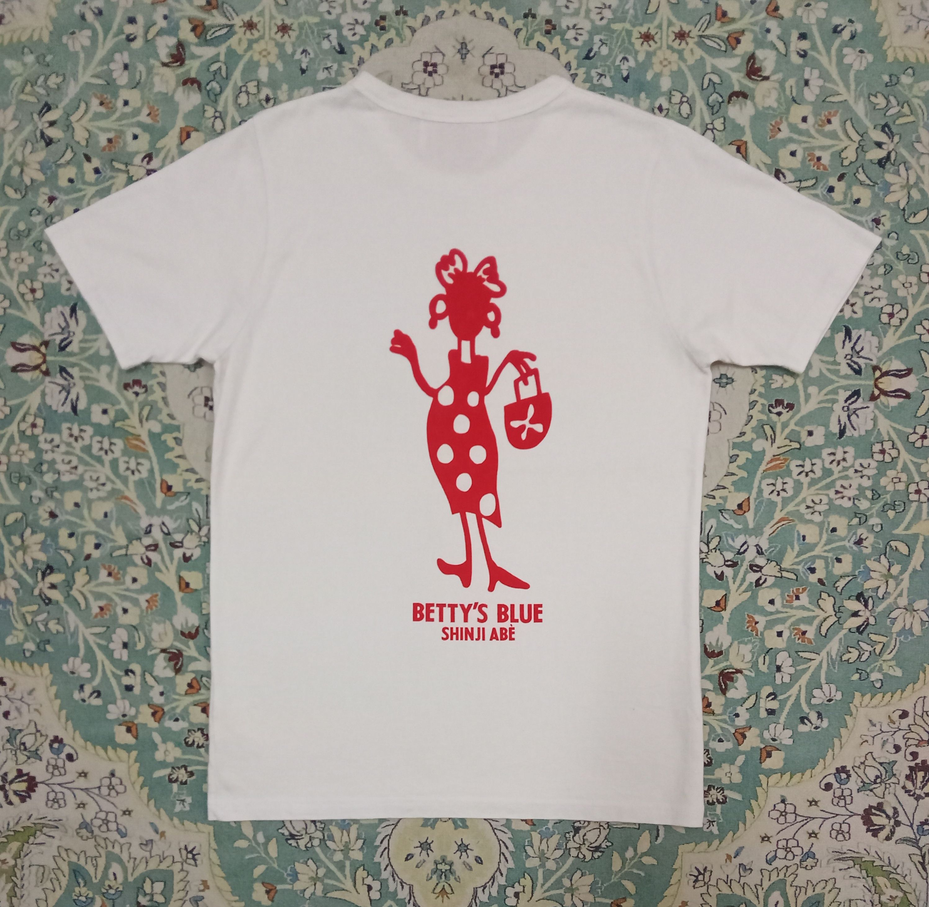 Designer × Japanese Brand Betty's Blue Shinji Abe Rare T Shirt Size US S / EU 44-46 / 1 - 2 Thumbnail