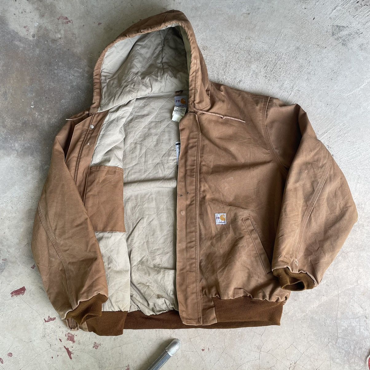 Carhartt Vintage 90s Carhartt FR Detroit Hoodie Fullzipper Jacket Size US XL / EU 56 / 4 - 17 Thumbnail