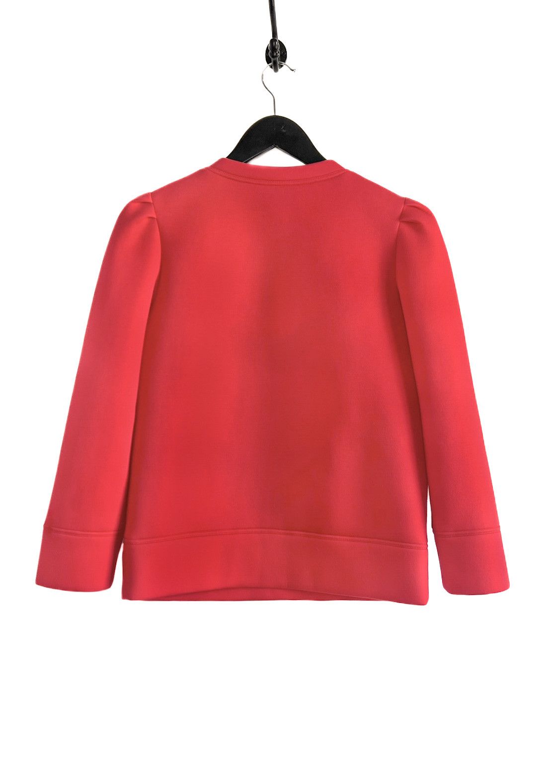 Gucci Gucci Red Neoprene Striped Pearl Embellished Sweatshirt Size XS / US 0-2 / IT 36-38 - 2 Thumbnail