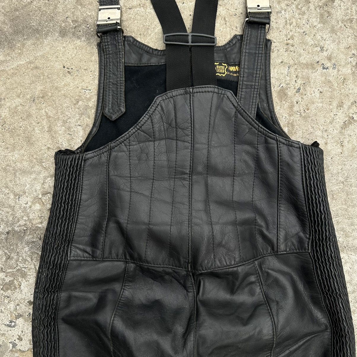 Vintage Vintage Moto Leather Pants Overalls Size 48 Y2K 00s Size US 32 / EU 48 - 11 Thumbnail