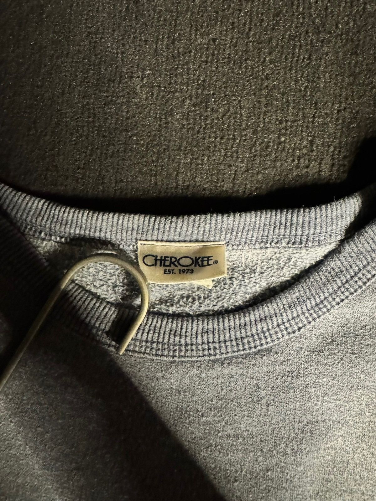 Cherokee × Vintage Sick Vintage Streetwear Y2K Skater Grey Sweater Size US L / EU 52-54 / 3 - 6 Thumbnail