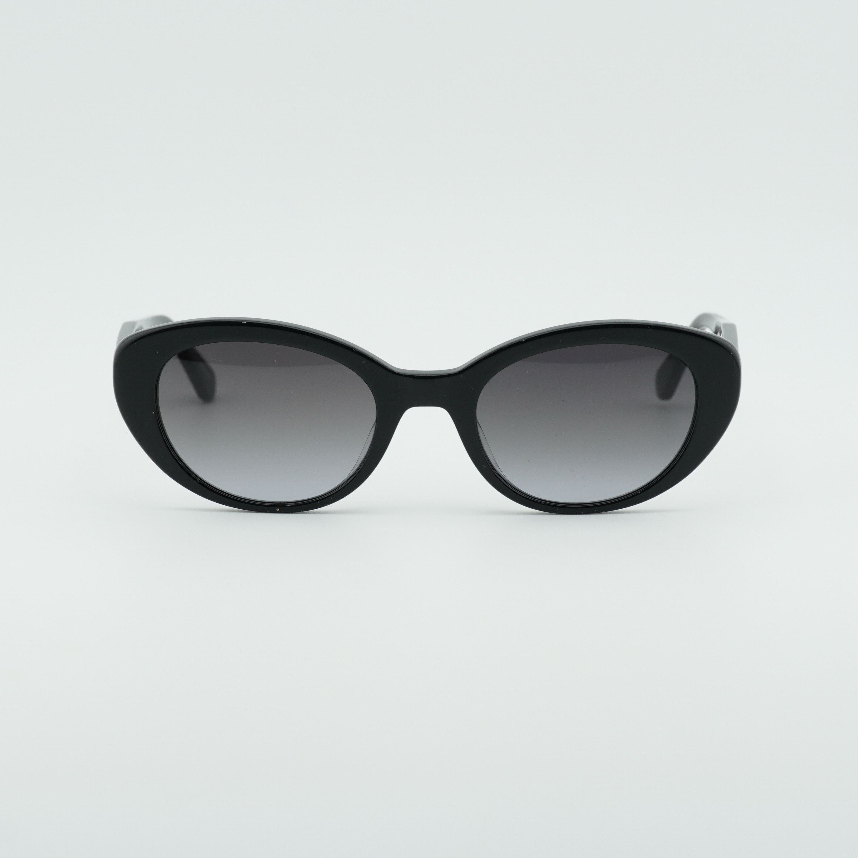 Kate Spade Kate Spade CRYSTAL/S 0807 9O Sunglasses Black Cat Eye Frame Size ONE SIZE - 7 Thumbnail