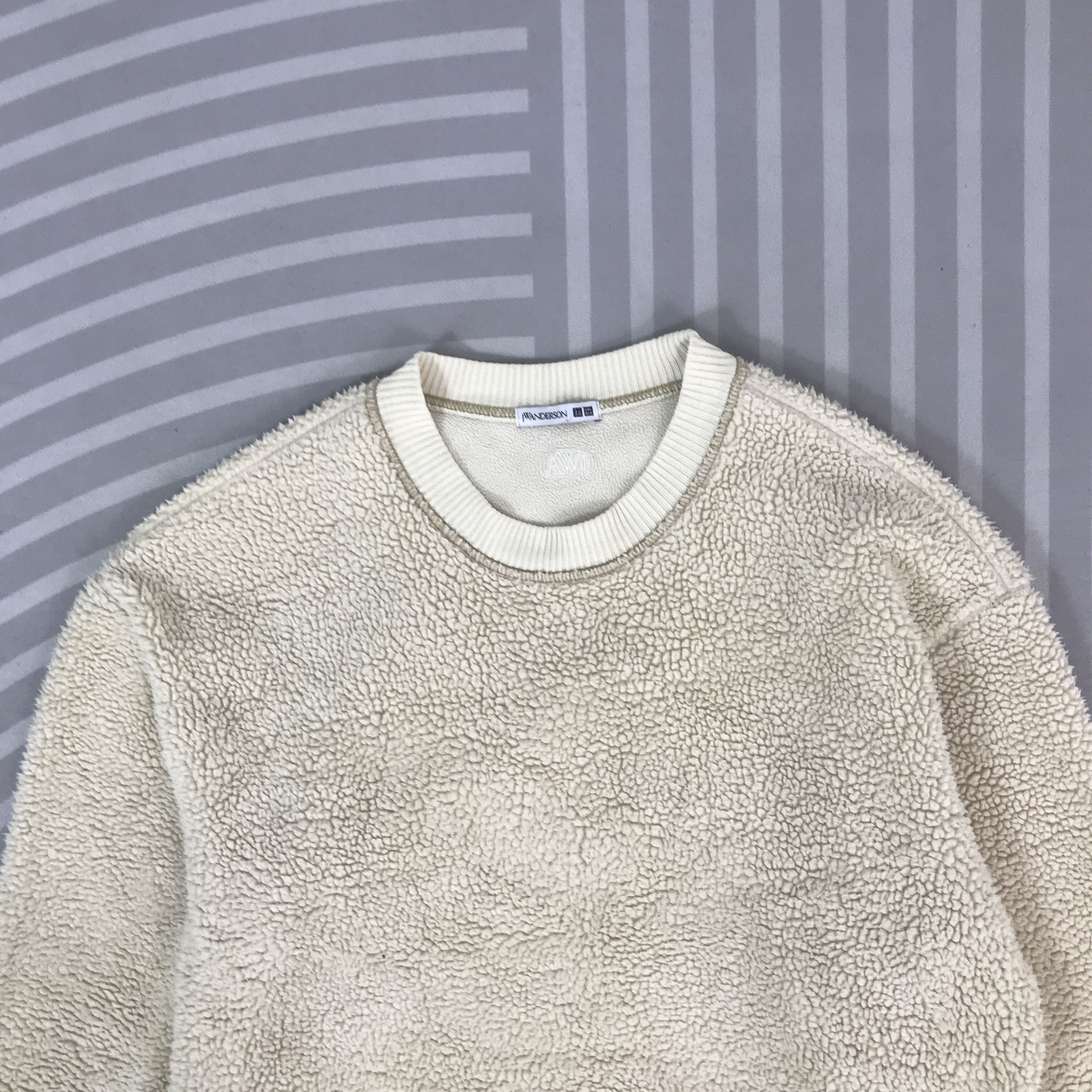 Uniqlo Vintage Jw Anderson x Uniqlo sherpa Sweatshirt Jacket K65B4 Size US L / EU 52-54 / 3 - 2 Thumbnail