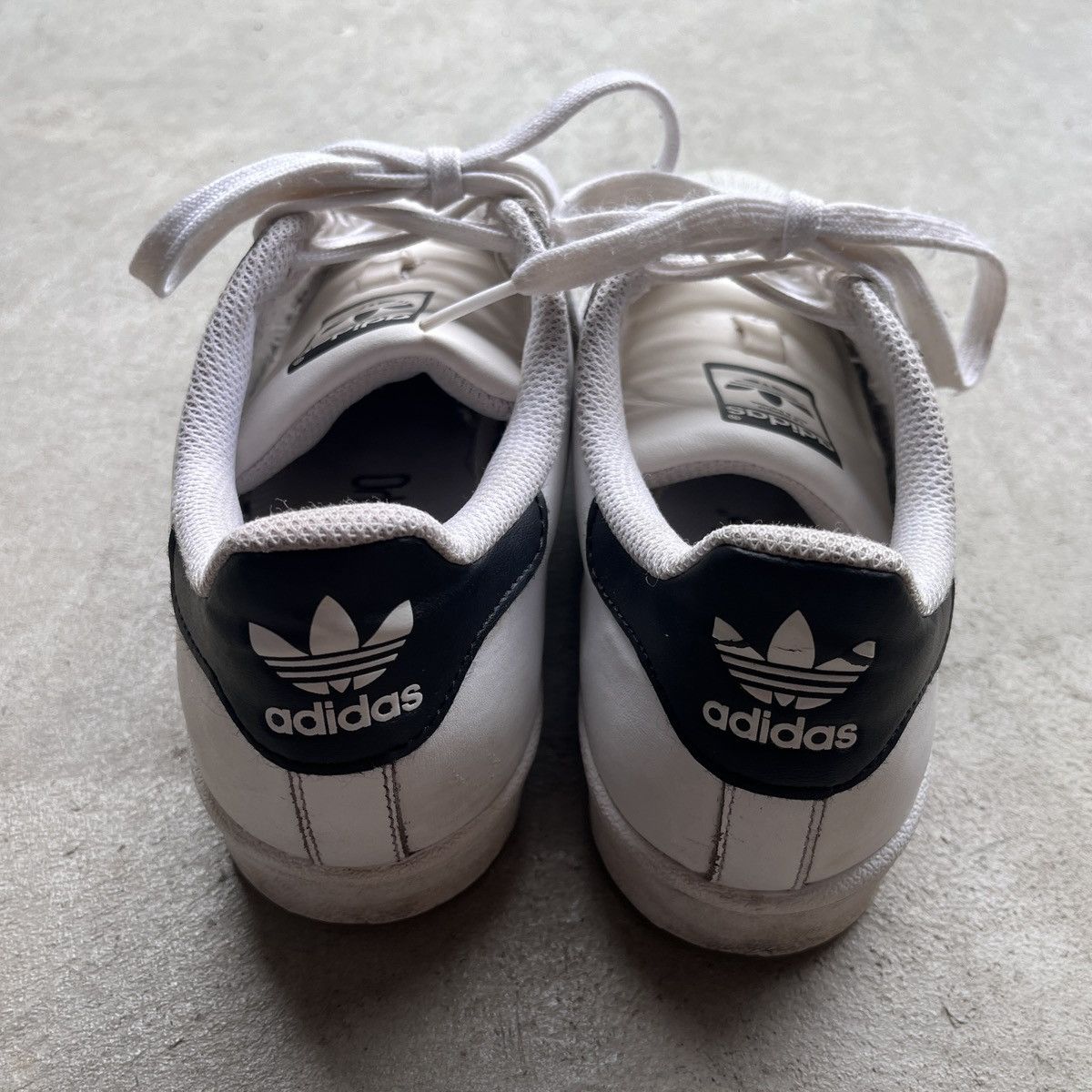 Adidas Adidas Superstar Big Kid’s Shoes White - Black B42369 Size US 6 / IT 36 - 5 Thumbnail