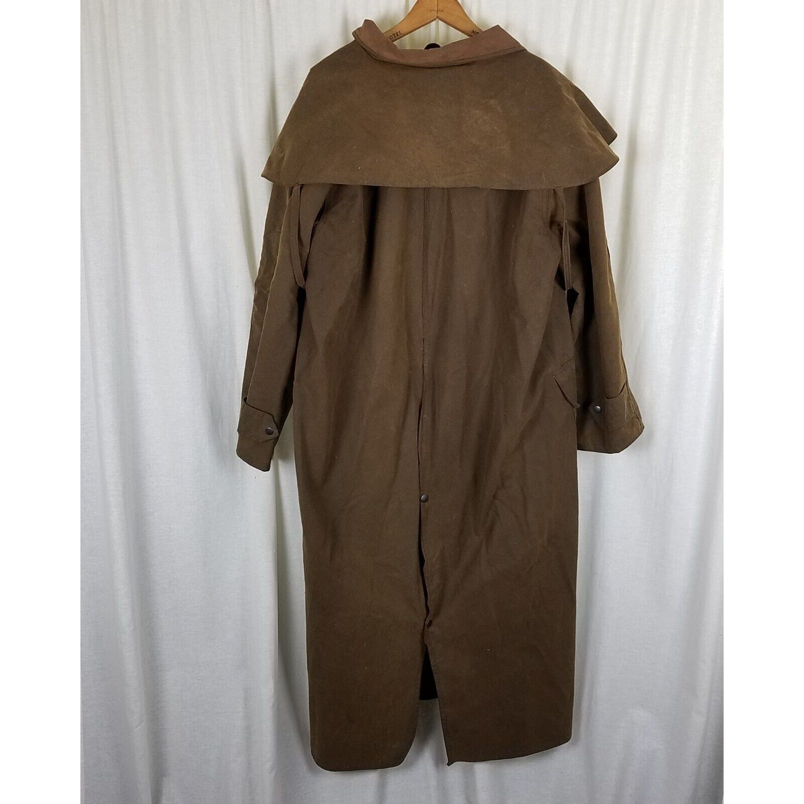 Vintage Jackeroos Oiled Canvas Waxed Stockman Drovers Trench Coat 5 Size US L / EU 52-54 / 3 - 5 Thumbnail