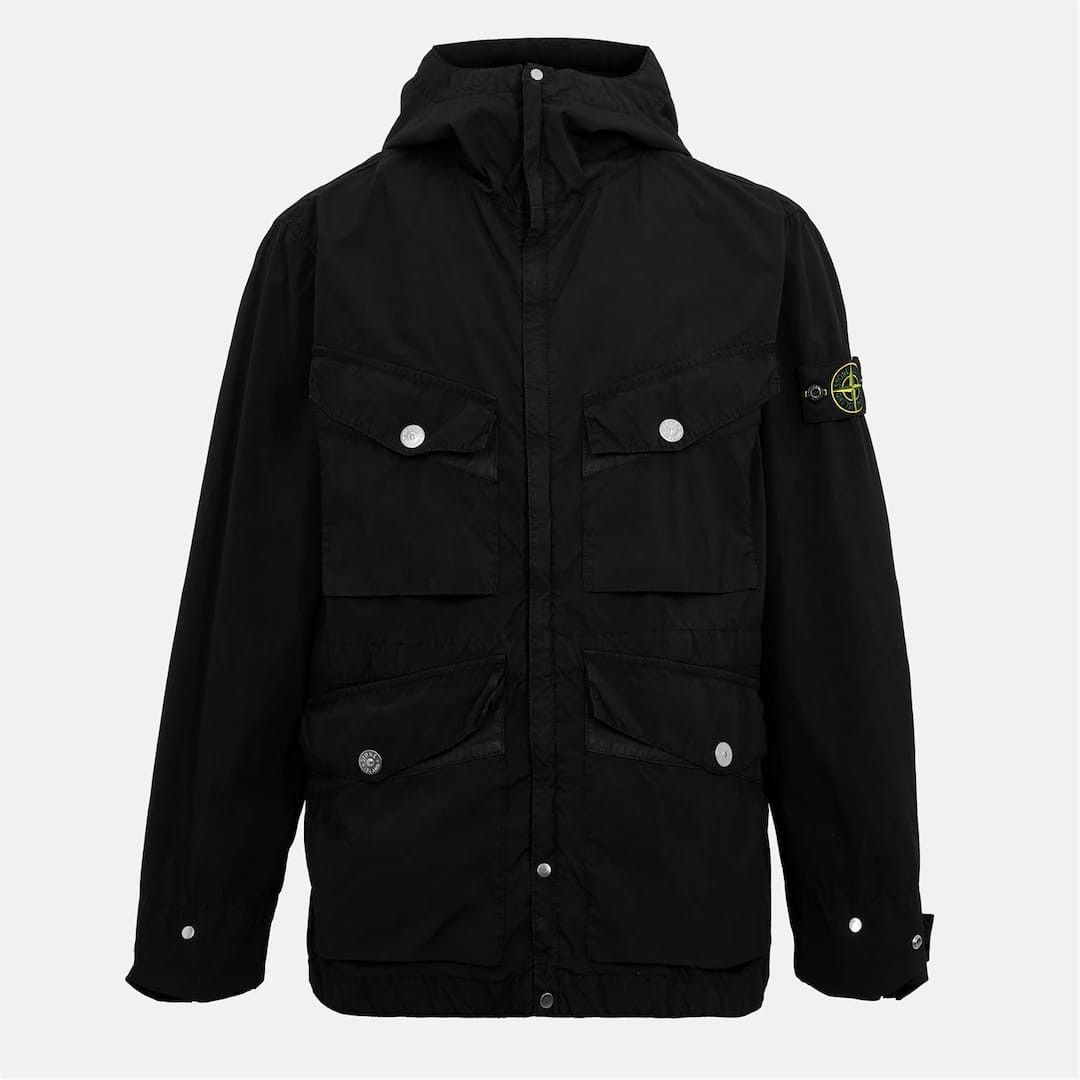 Stone Island o1g2r1mq0526 Military-Inspired Parka in Black Size US S / EU 44-46 / 1 - 1 Thumbnail