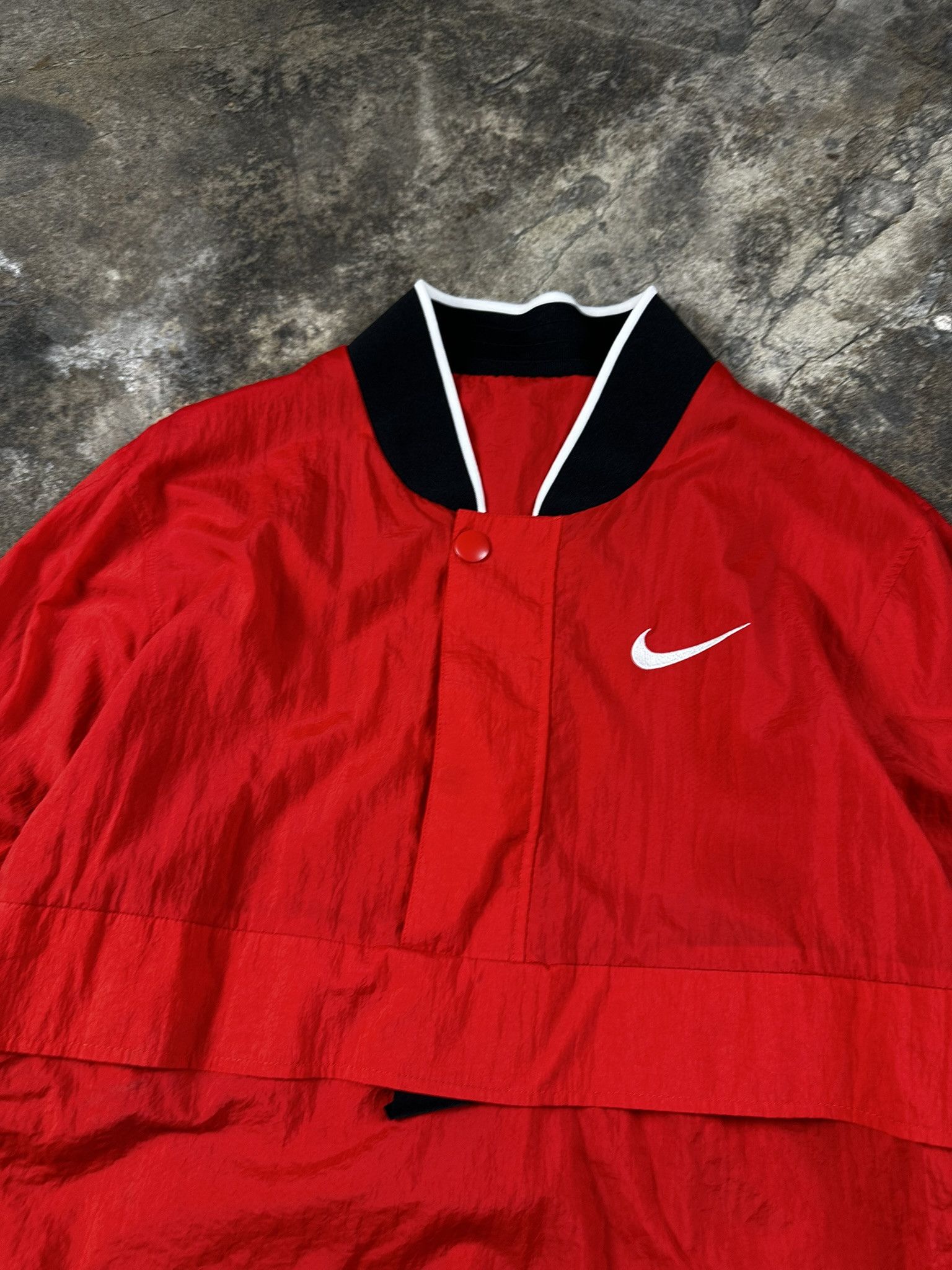 Nike 90s Vintage Nike Anorak Boxy Light Jacket Size US XL / EU 56 / 4 - 4 Thumbnail