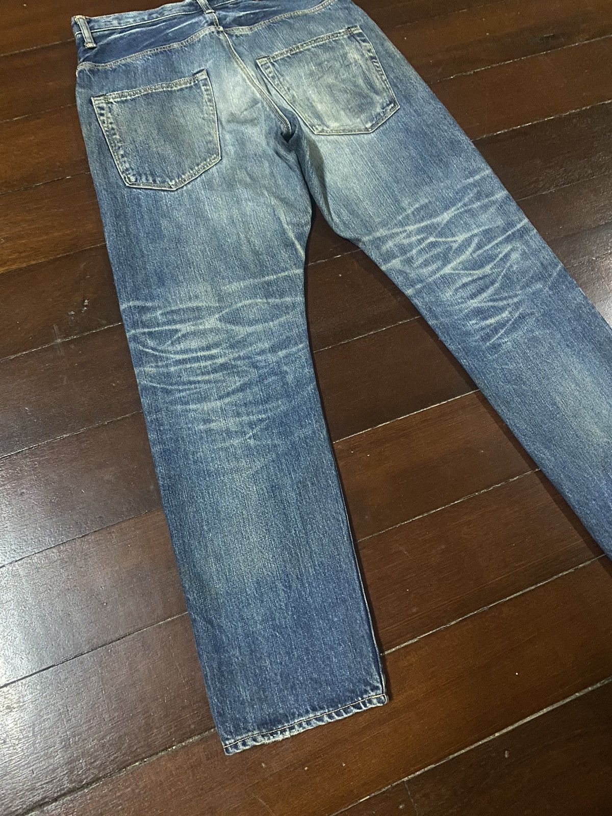Warehouse Fire SPELL BOUND JAPAN selvedge mud wash distressed rusty Size US 32 / EU 48 - 12 Thumbnail