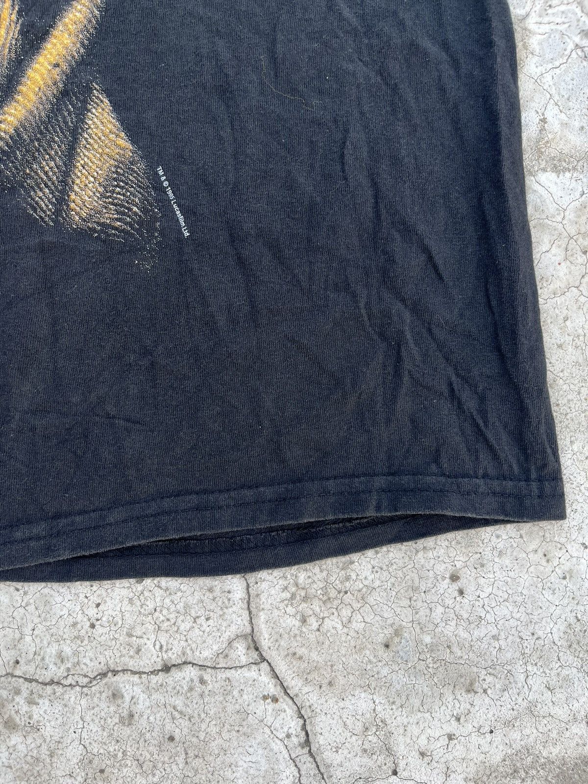 Vintage VTG 1995 LUCAS FILM LTD. STAR WARS YODA TEE Size US L / EU 52-54 / 3 - 8 Thumbnail