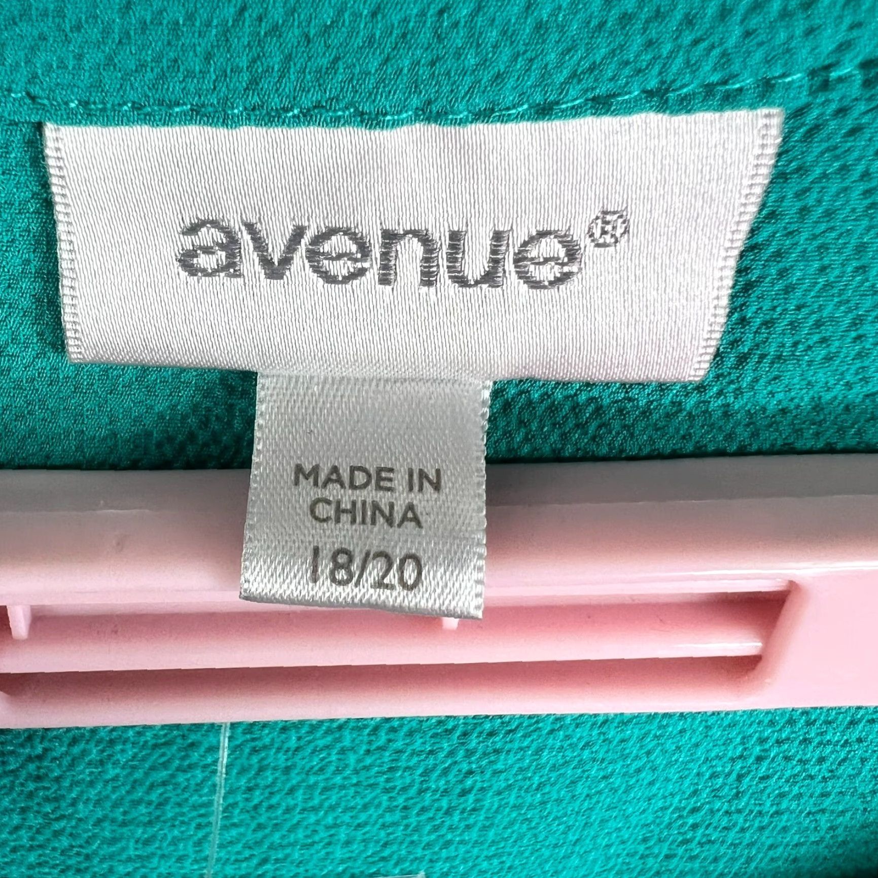 Avenue Avenue Tunic Shirt Women 1X Seafoam Green Long Sleeve Button Accent Bohemian 1X Plus Size Womens Size XL / US 12-14 / IT 48-50 - 5 Thumbnail