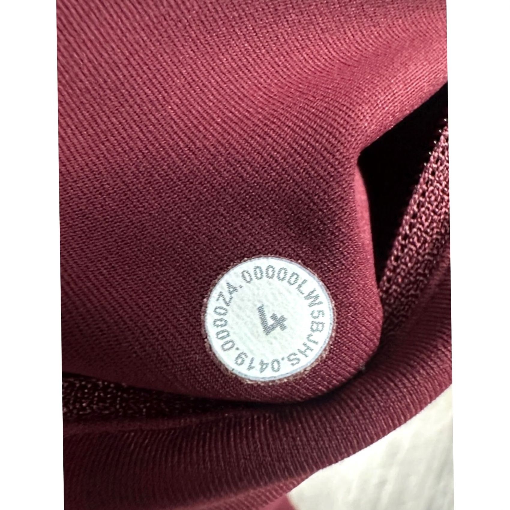 Lululemon Lululemon Speed Up Mid Rise Luxtreme Tight Leggings Womens 4 Red Maroon Compression Leggings 28.5Inseam 36In Length MS10298 Size 27" / US 4 / IT 40 - 7 Thumbnail