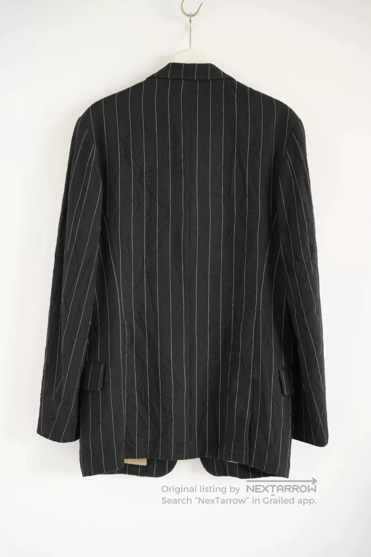 Yohji Yamamoto yohji yamamoto striped wool suit jacket. Size US S / EU 44-46 / 1 - 2 Thumbnail