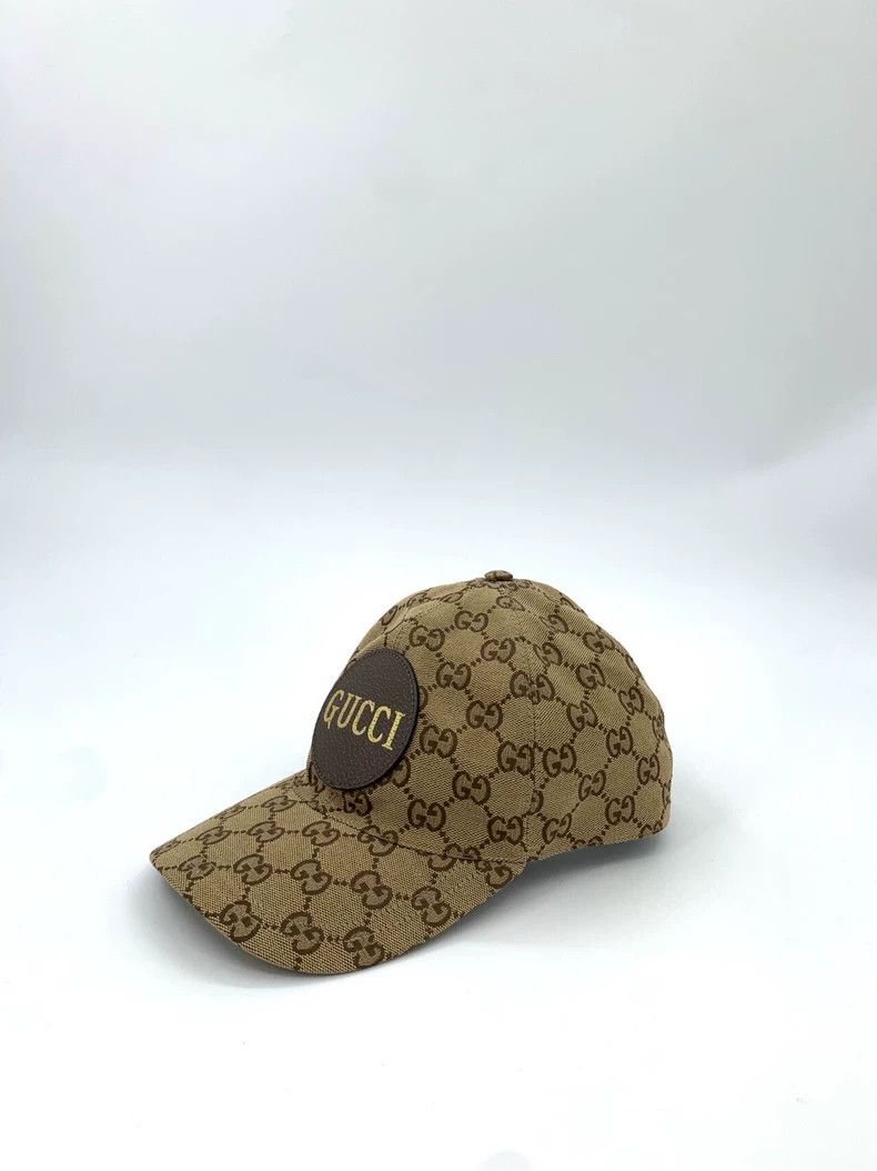 Gucci Gucci Size L Double G full print canvas brown cap size L Size ONE SIZE - 1 Thumbnail