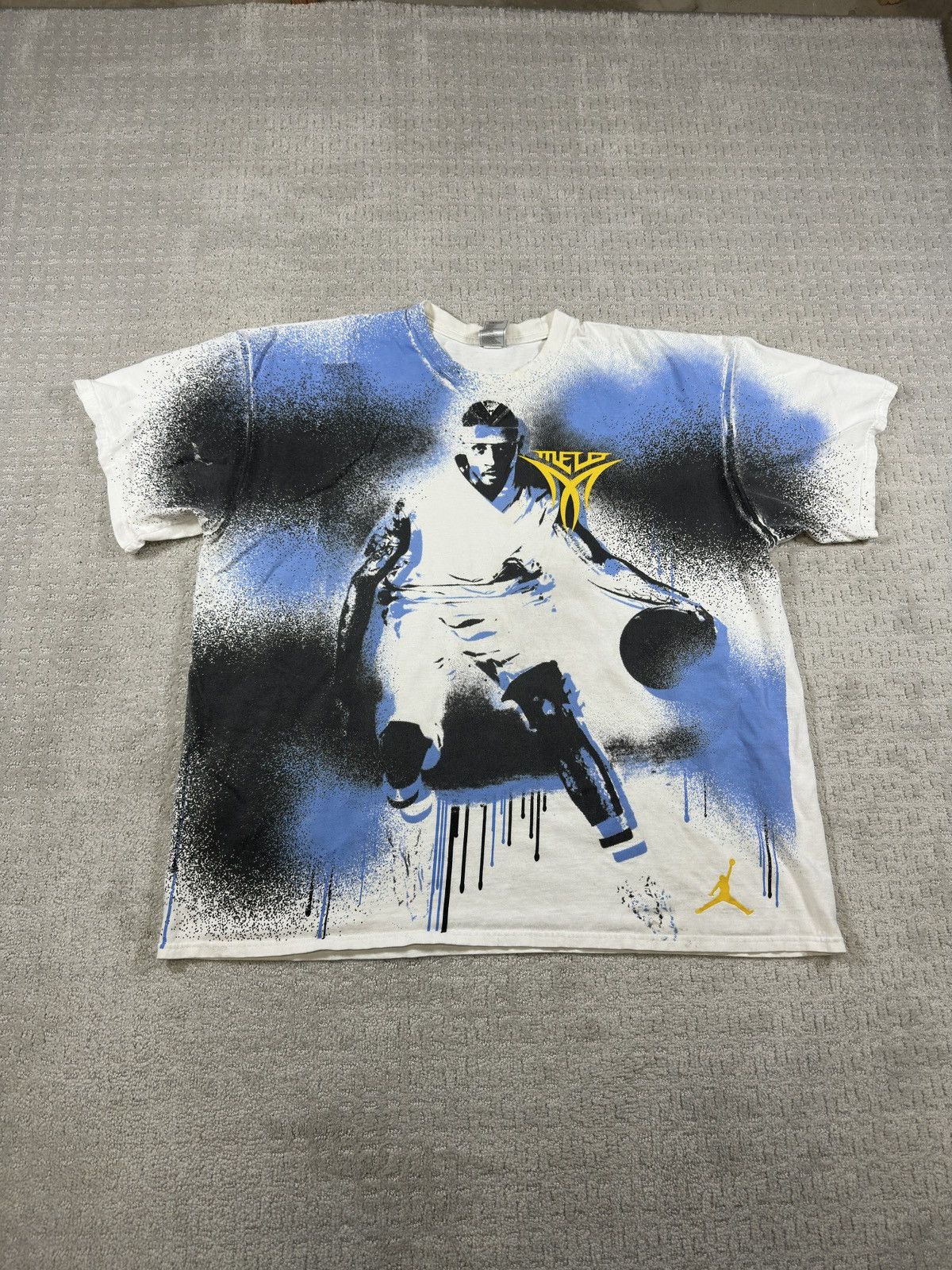 NBA Vintage Carmelo Anthony large graphic T-shirt Size US XXL / EU 58 / 5 - 1 Thumbnail