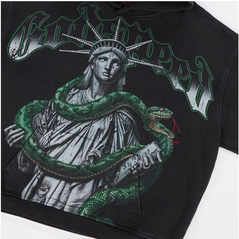 Godspeed Godspeed Top 5 Slizzy VVS Hoodie Black Wash Size XLarge Size US XL / EU 56 / 4 - 3 Thumbnail