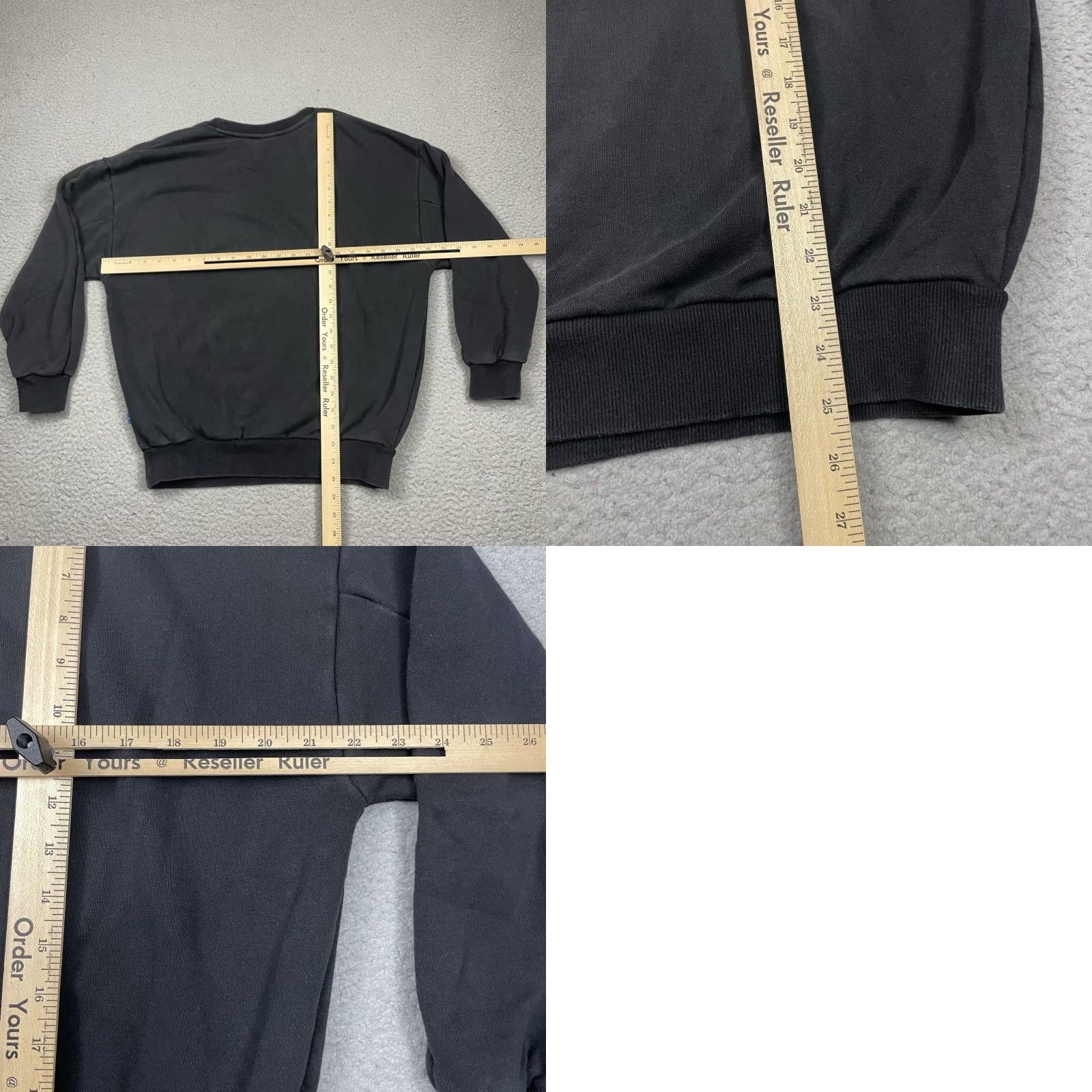 Adidas VINTAGE adidas Sweatshirt Adults Small Black Trefoil Pullover Crew Neck Essential S Men's Sweatshirt Size US S / EU 44-46 / 1 - 8 Thumbnail