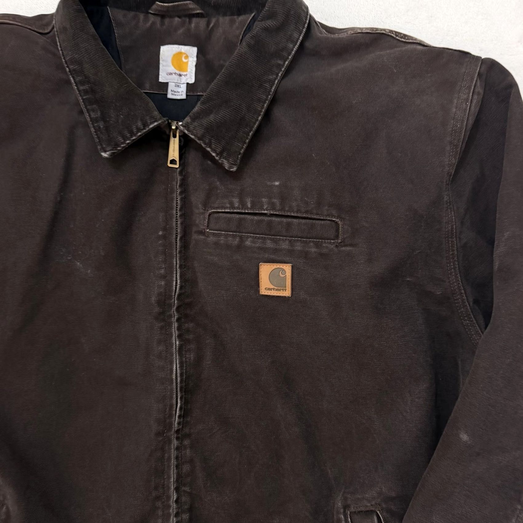 Carhartt VINTAGE Carhartt Bankston Jacket Mens 3XL Brown Quilted Detroit Bomber Jacket Zip Pockets Size US XXL / EU 58 / 5 - 7 Thumbnail