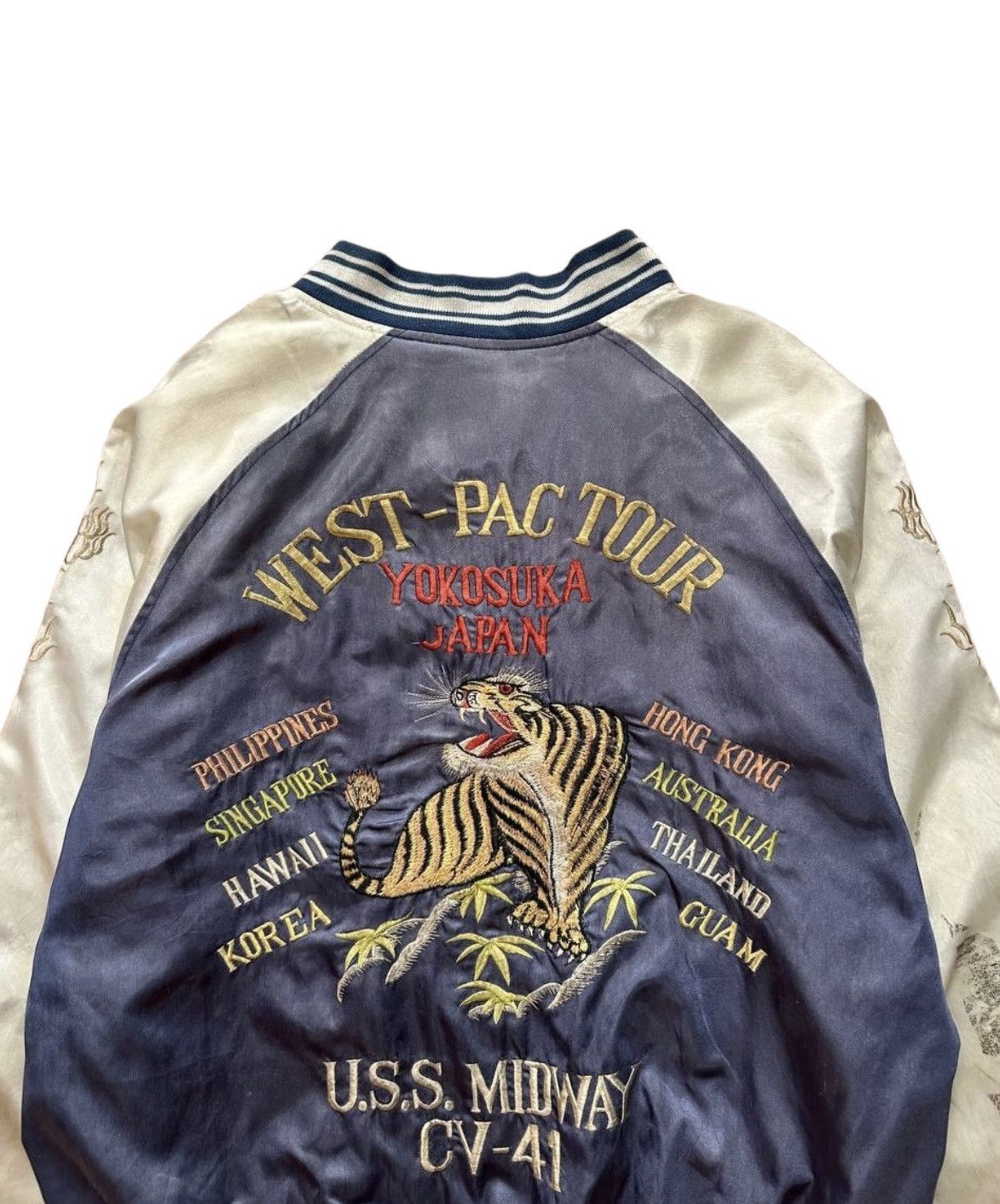 Japanese Brand × Vintage Vtg Ten Carat (West-Pac Tour) Embroidered Rayon Jacket Size US M / EU 48-50 / 2 - 12 Thumbnail