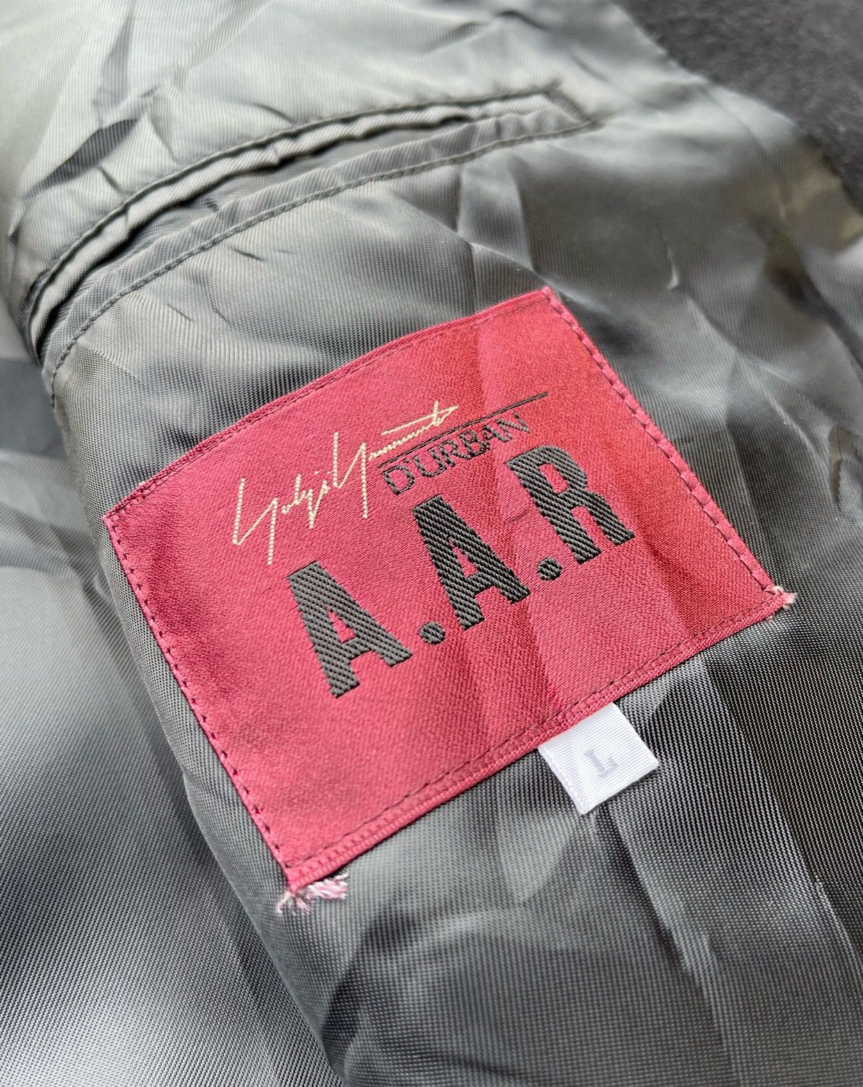 Yohji Yamamoto 🔥 YOHJI YAMAMOTO WOOL COAT BUTTON DOWN Size US L / EU 52-54 / 3 - 13 Thumbnail