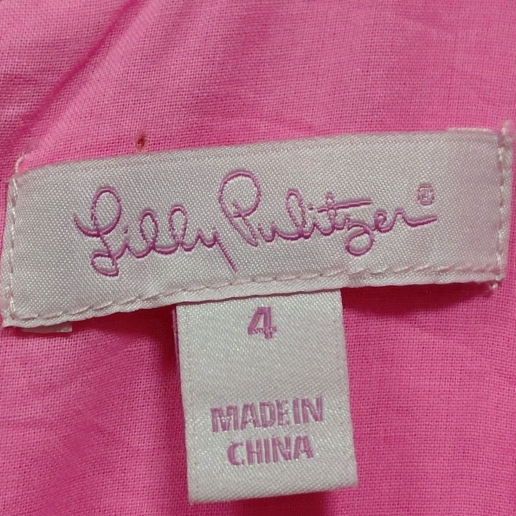 Lilly Pulitzer Lilly Pulitzer Pink Lace Dress Solid Sleeveless Short Women Size 4 Size 27" / US 4 / IT 40 - 3 Thumbnail