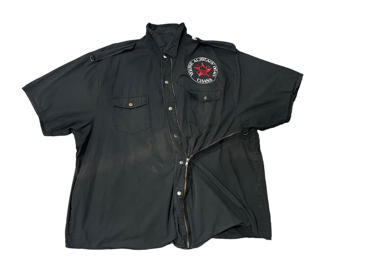 Vintage A Vintage Oversized Youre Already Dead By Crass UK Punk Band