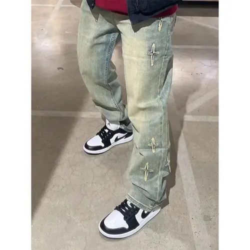 Japanese Brand High Street Loose Fit Vintage Jeans Light Blue Size US 32 / EU 48 - 7 Thumbnail