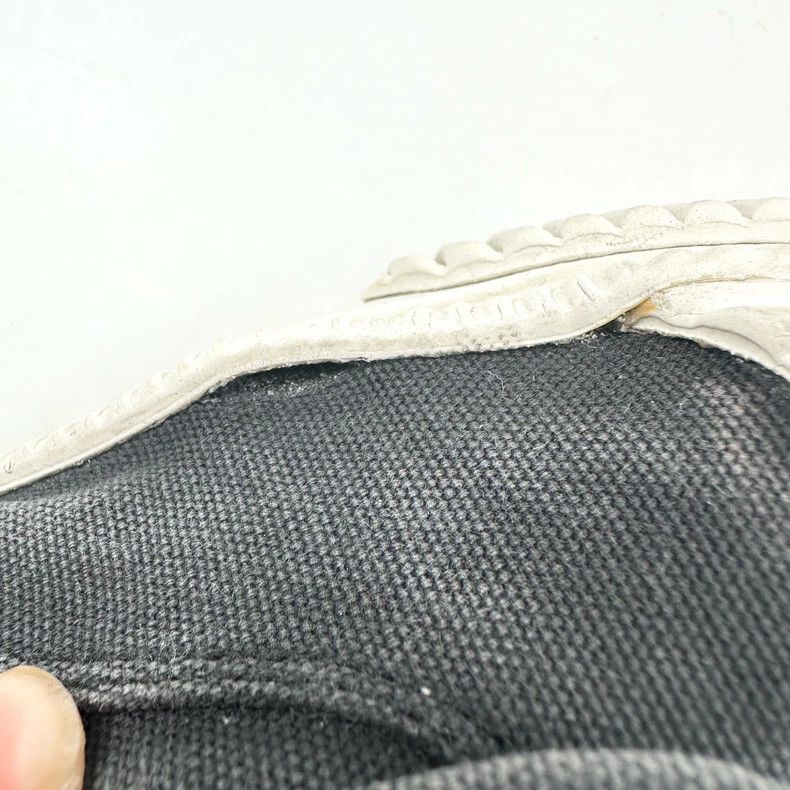 Loewe LOEWE Black and white striped canvas cookie shoes Size US 6.5 / IT 36.5 - 9 Thumbnail