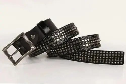 VIBE Vintage Metal Rivet Punk Belt Size ONE SIZE - 1 Thumbnail