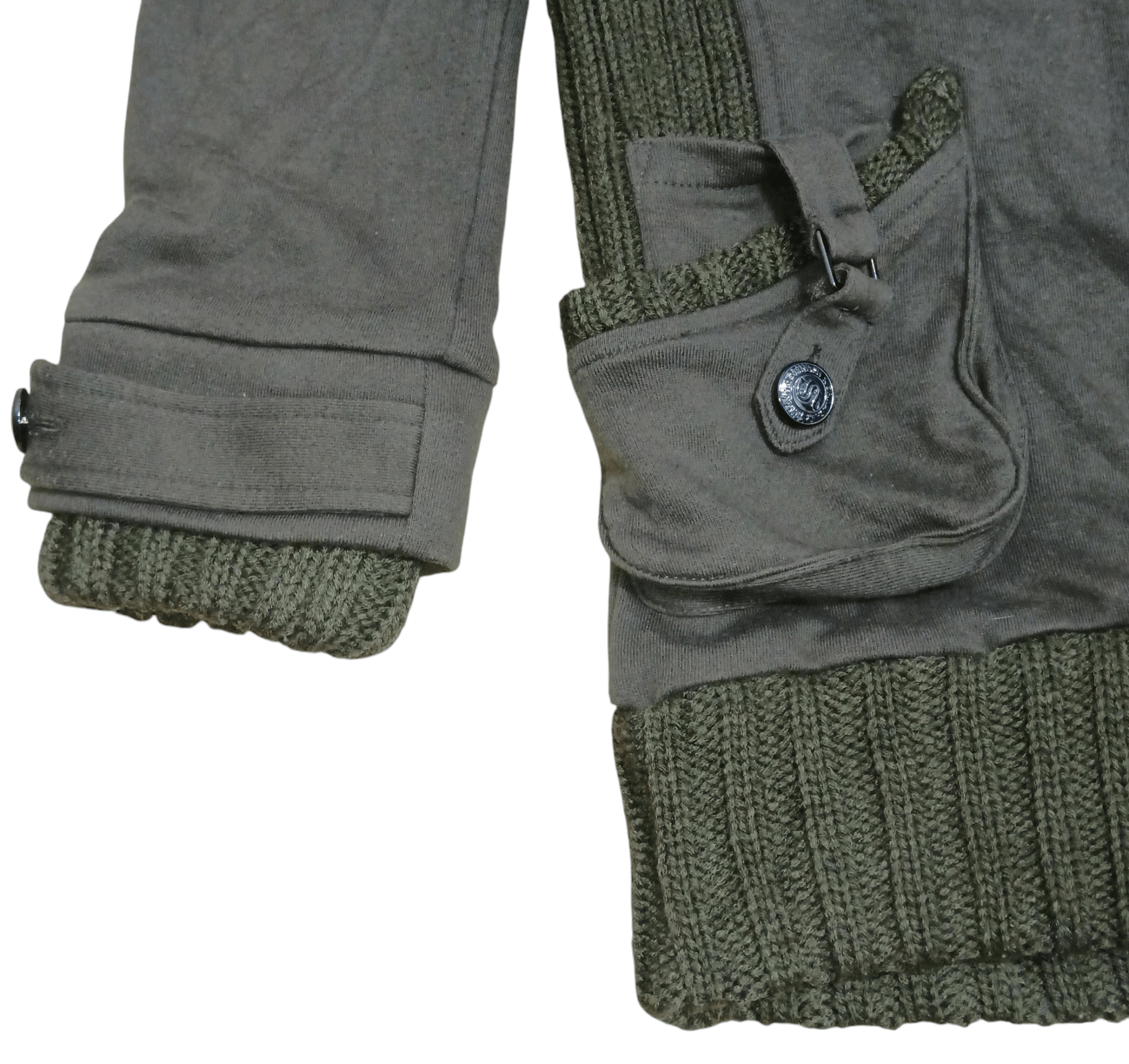 Spinash SPINASH PUNK MULTIPOCKET FULL ZIPPER HOODIE JACKET Size US M / EU 48-50 / 2 - 3 Thumbnail