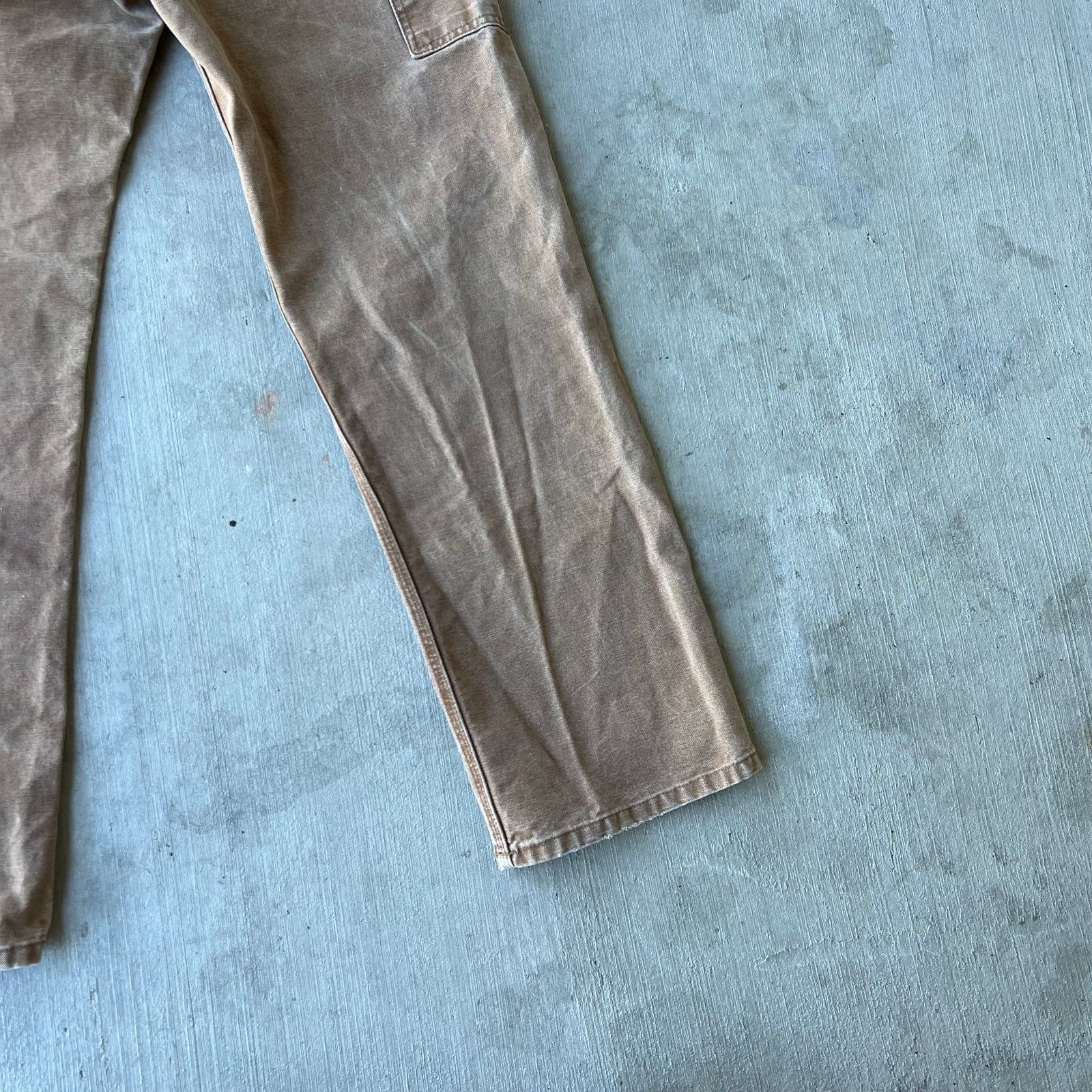 Carhartt × Vintage Carhartt WOMENS brown double knee work wear carpenter pants Size US 33 - 8 Thumbnail