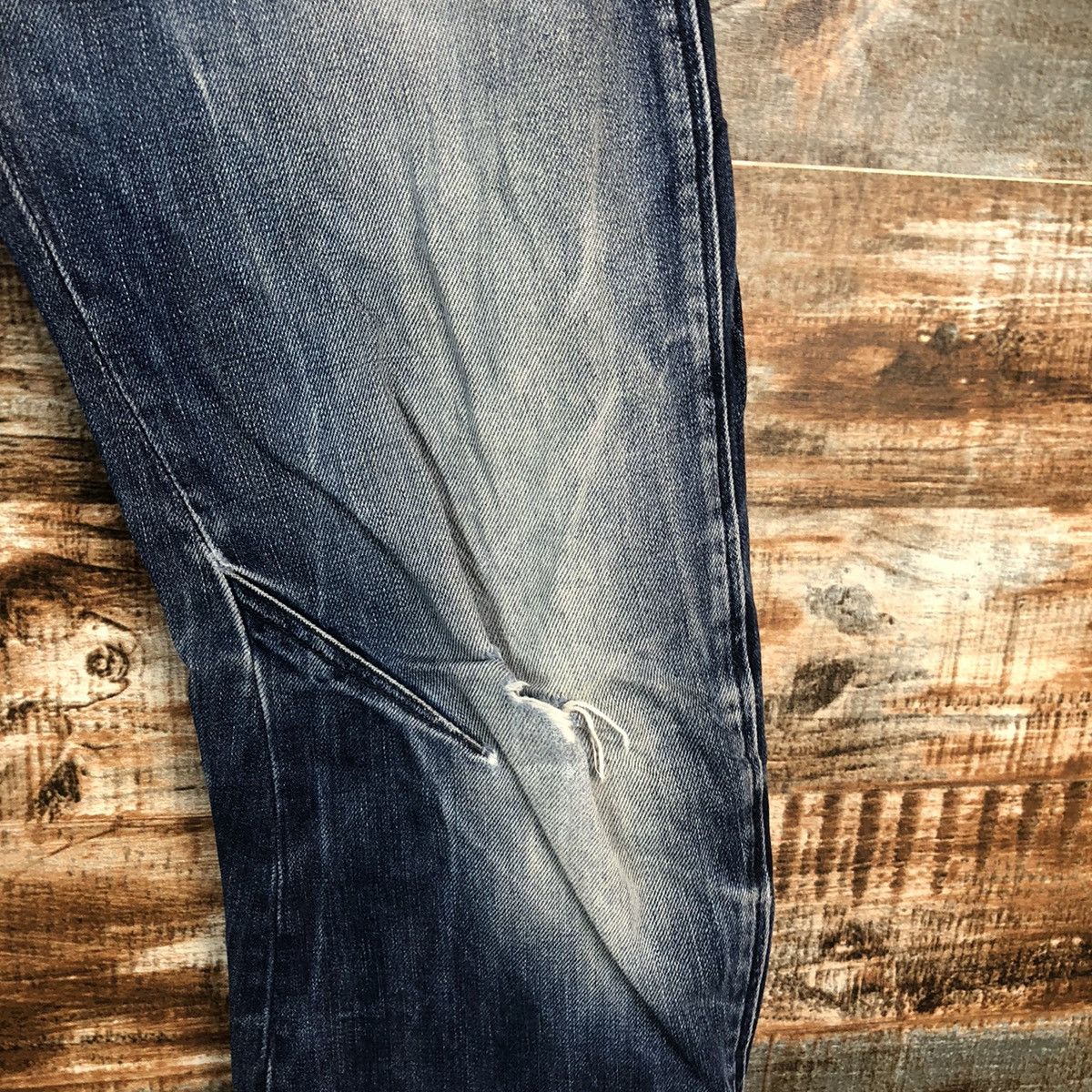 G-Star G Star Blue faded ripped Distressed Denim Pants #A2077 Size US 28 / EU 44 - 10 Thumbnail